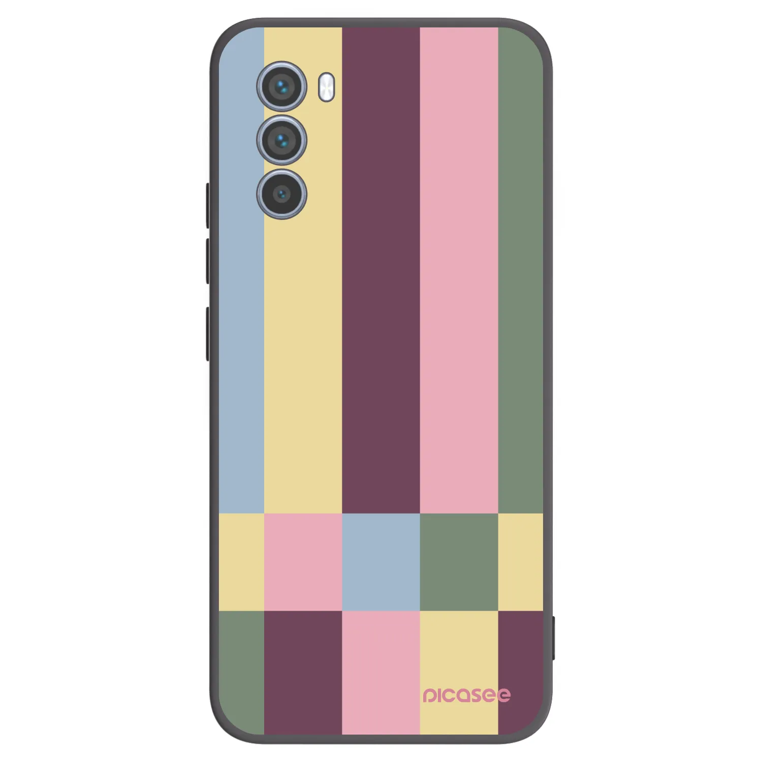 Picasee silikonový černý obal pro Motorola Moto G62 - Lobby tiles