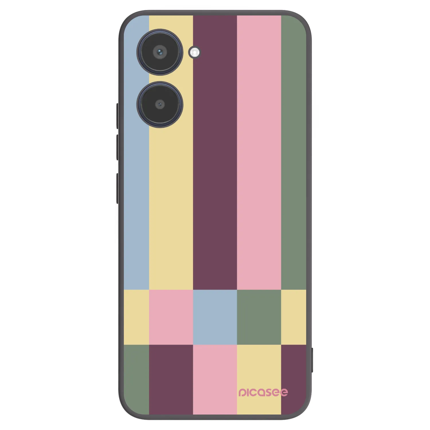 Picasee silikonový černý obal pro Realme 10 4G - Lobby tiles