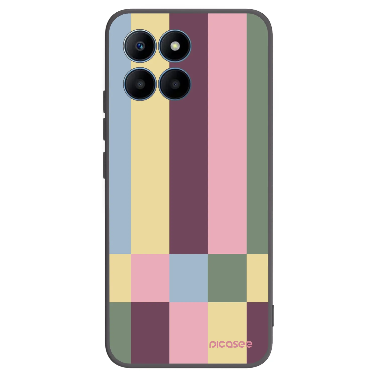 Picasee silikonový černý obal pro Honor 70 Lite - Lobby tiles