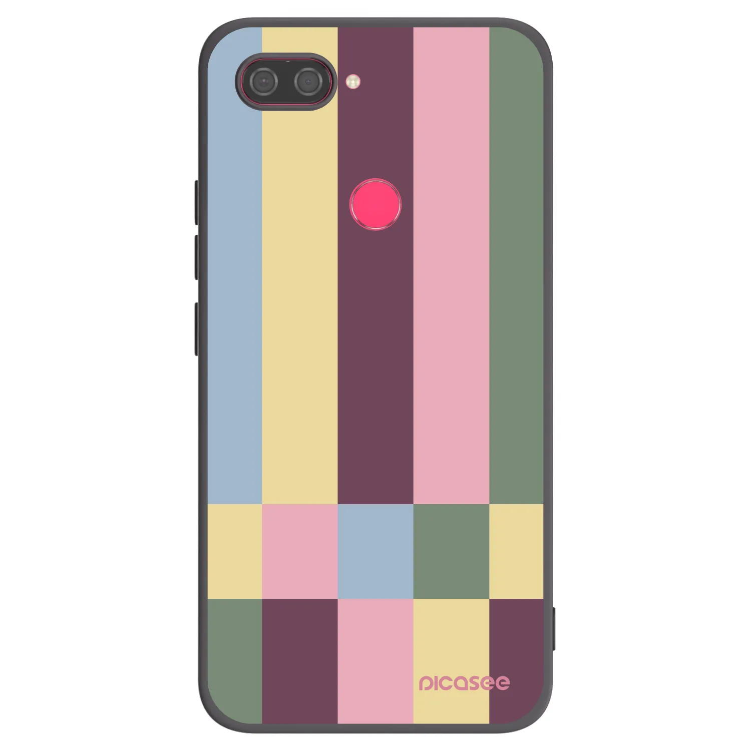 Picasee silikonový černý obal pro Xiaomi Mi 8 Lite - Lobby tiles