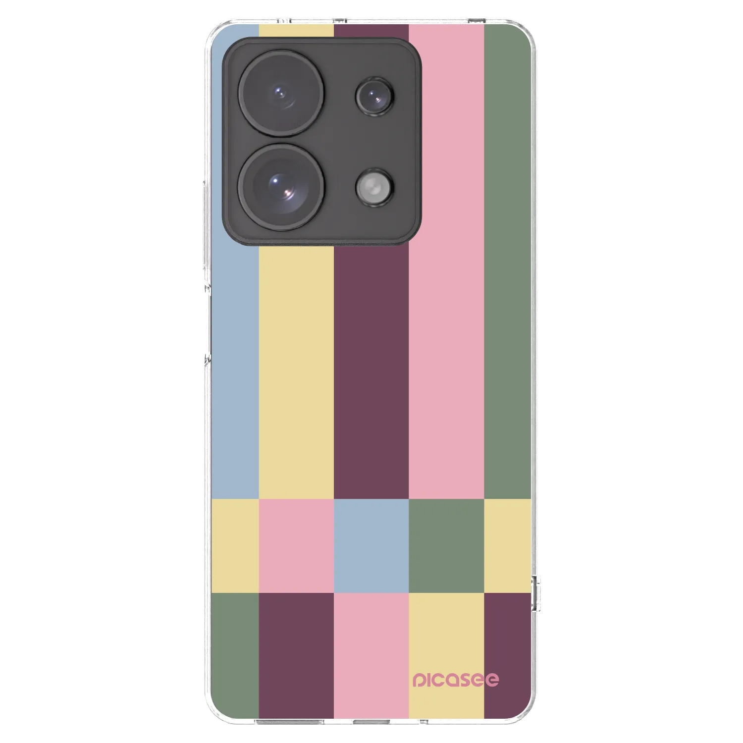 Picasee silikonový průhledný obal pro Xiaomi Redmi Note 13 Pro 4G - Lobby tiles