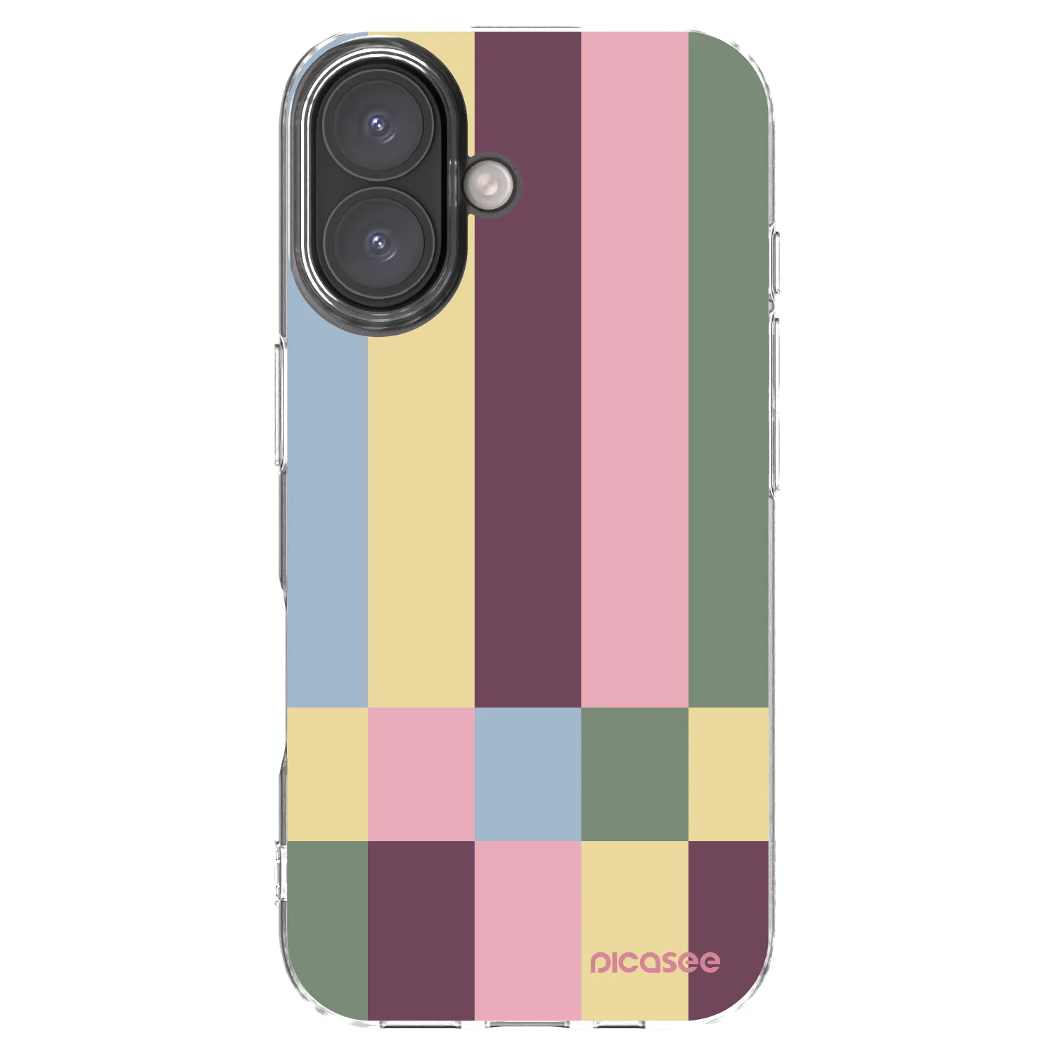 Picasee silikonový průhledný obal pro Apple iPhone 16 - Lobby tiles