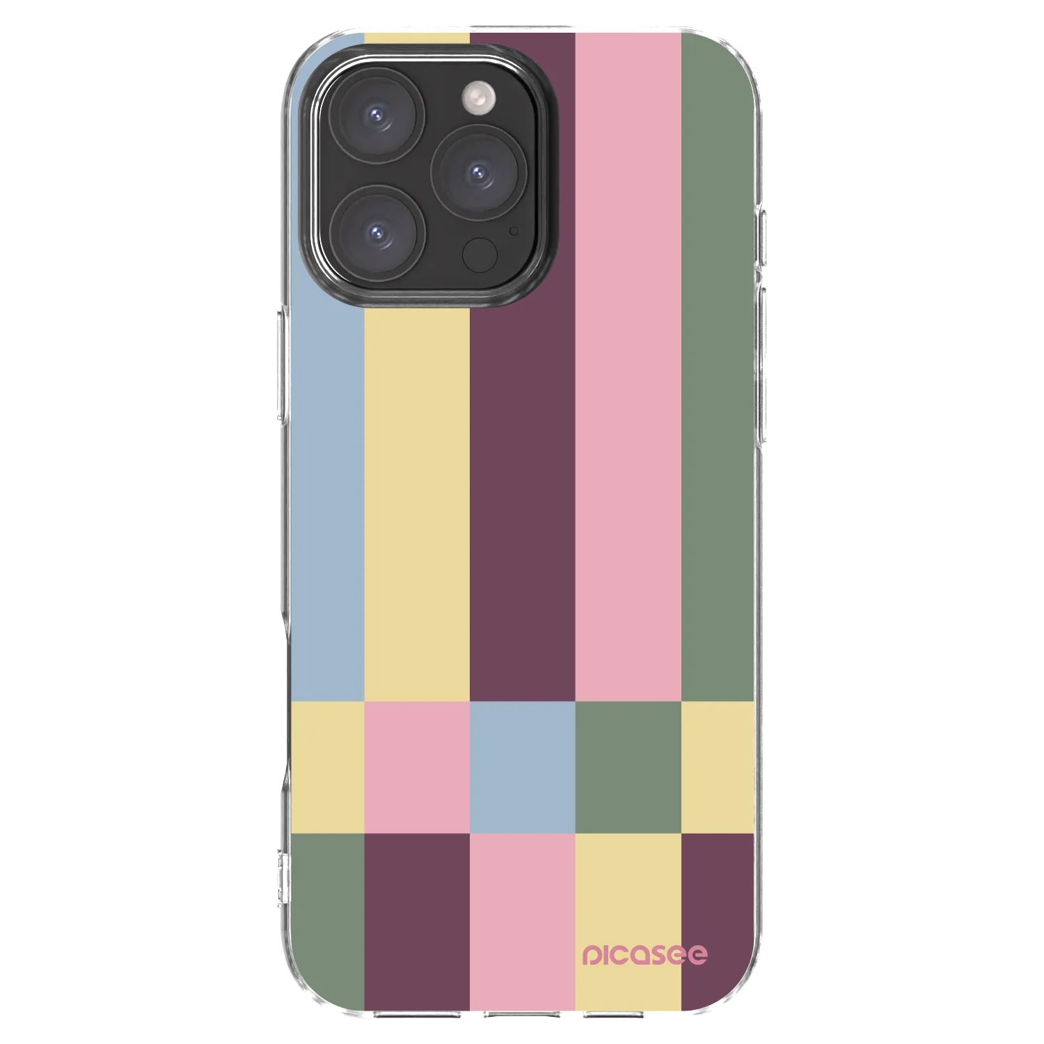 Picasee silikonový průhledný obal pro Apple iPhone 16 Pro Max - Lobby tiles