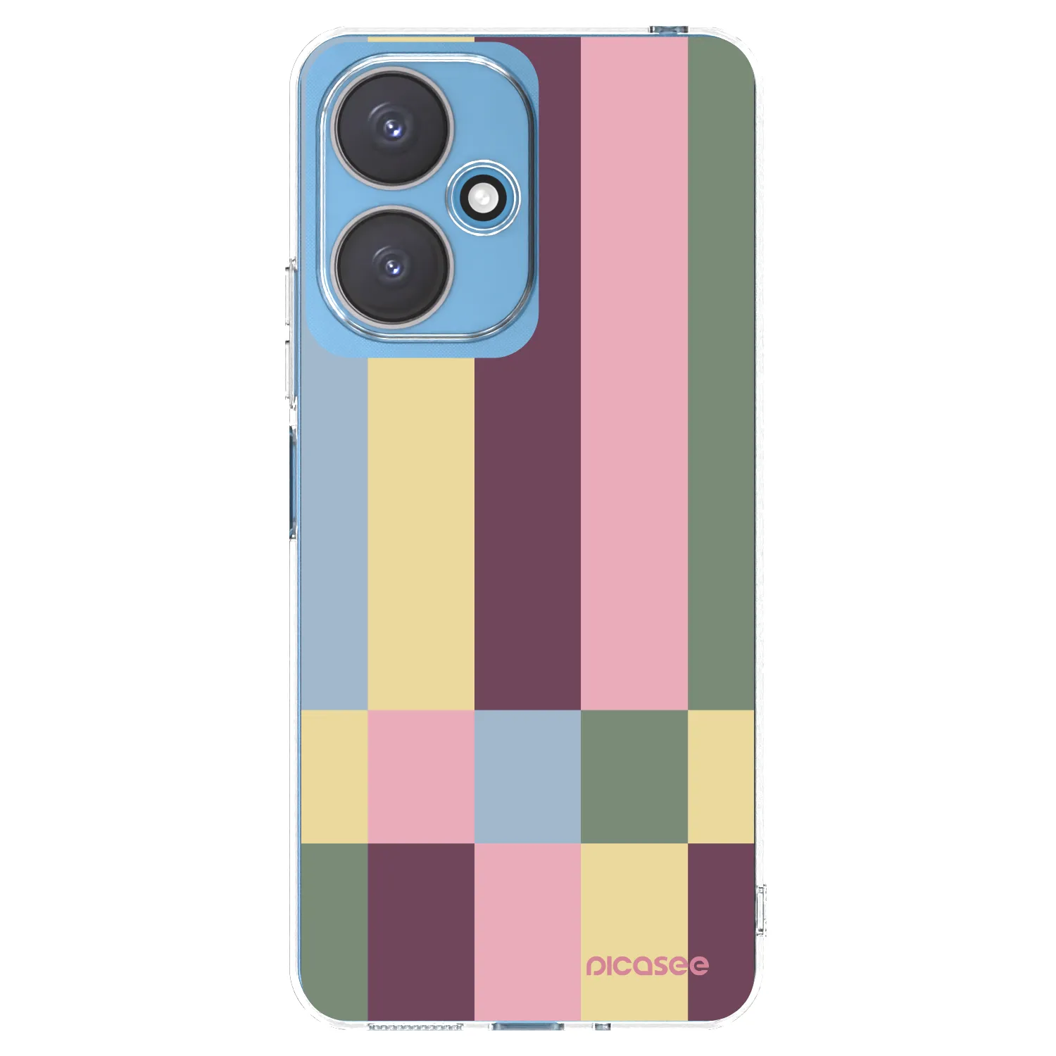 Picasee silikonový průhledný obal pro Xiaomi Redmi 13C 5G - Lobby tiles