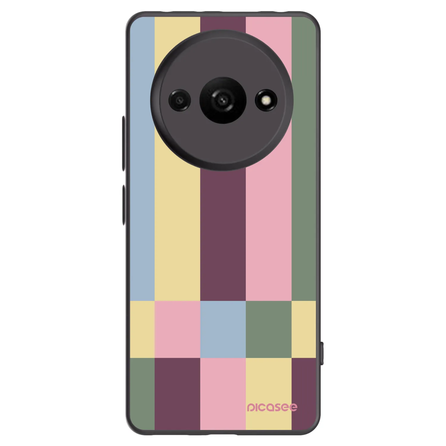 Picasee silikonový černý obal pro Xiaomi Redmi A3 - Lobby tiles