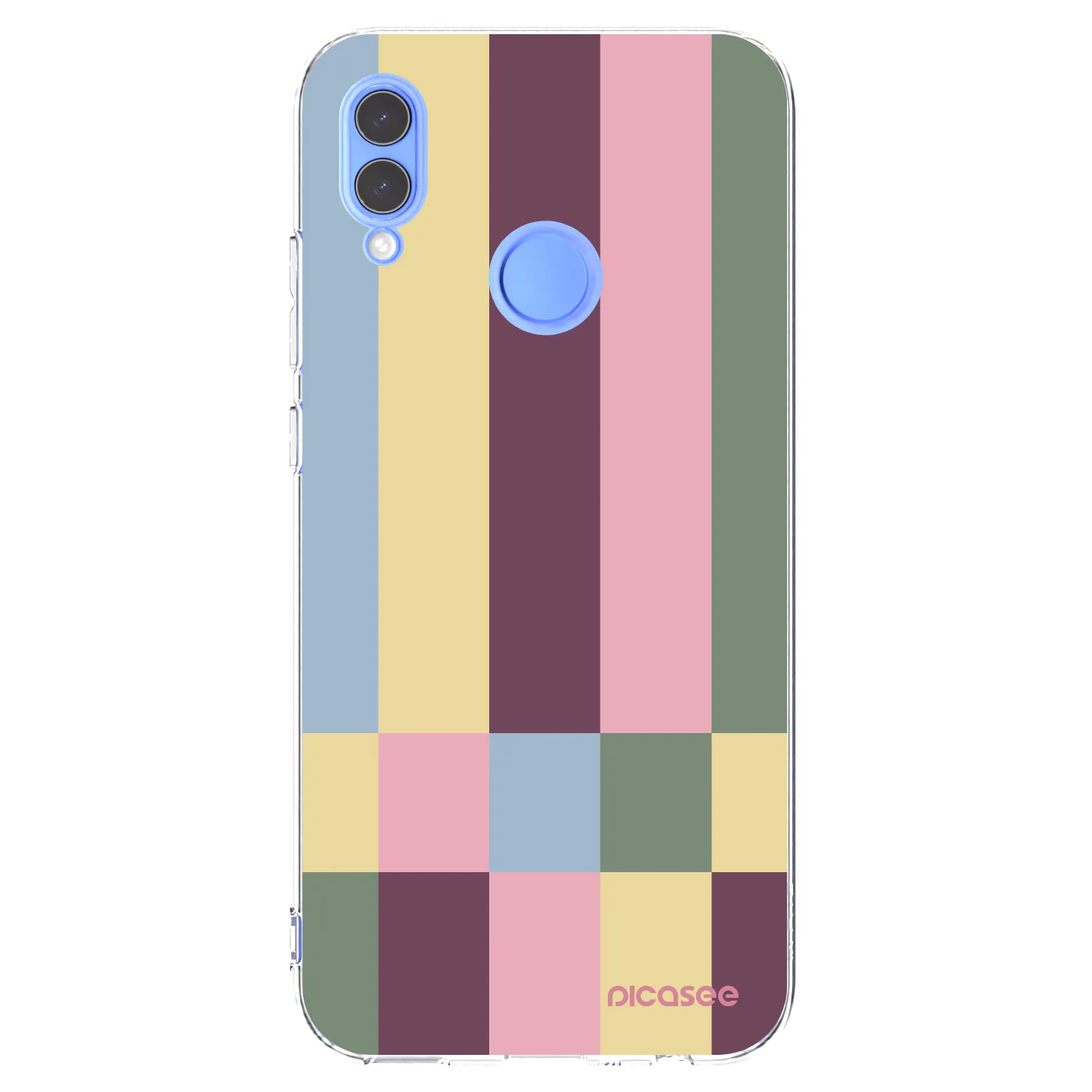 Picasee silikonový průhledný obal pro Honor 10 Lite - Lobby tiles