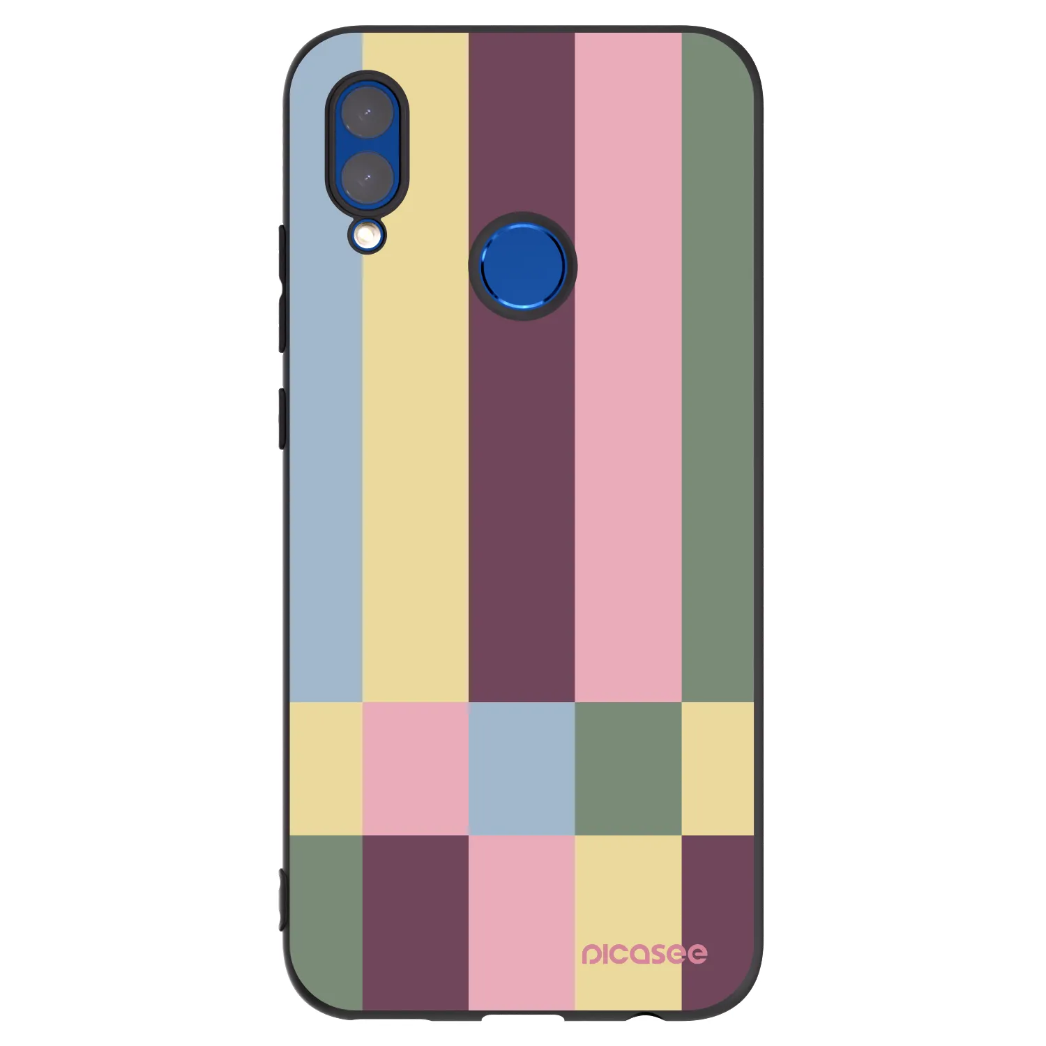 Picasee silikonový černý obal pro Honor 10 Lite - Lobby tiles