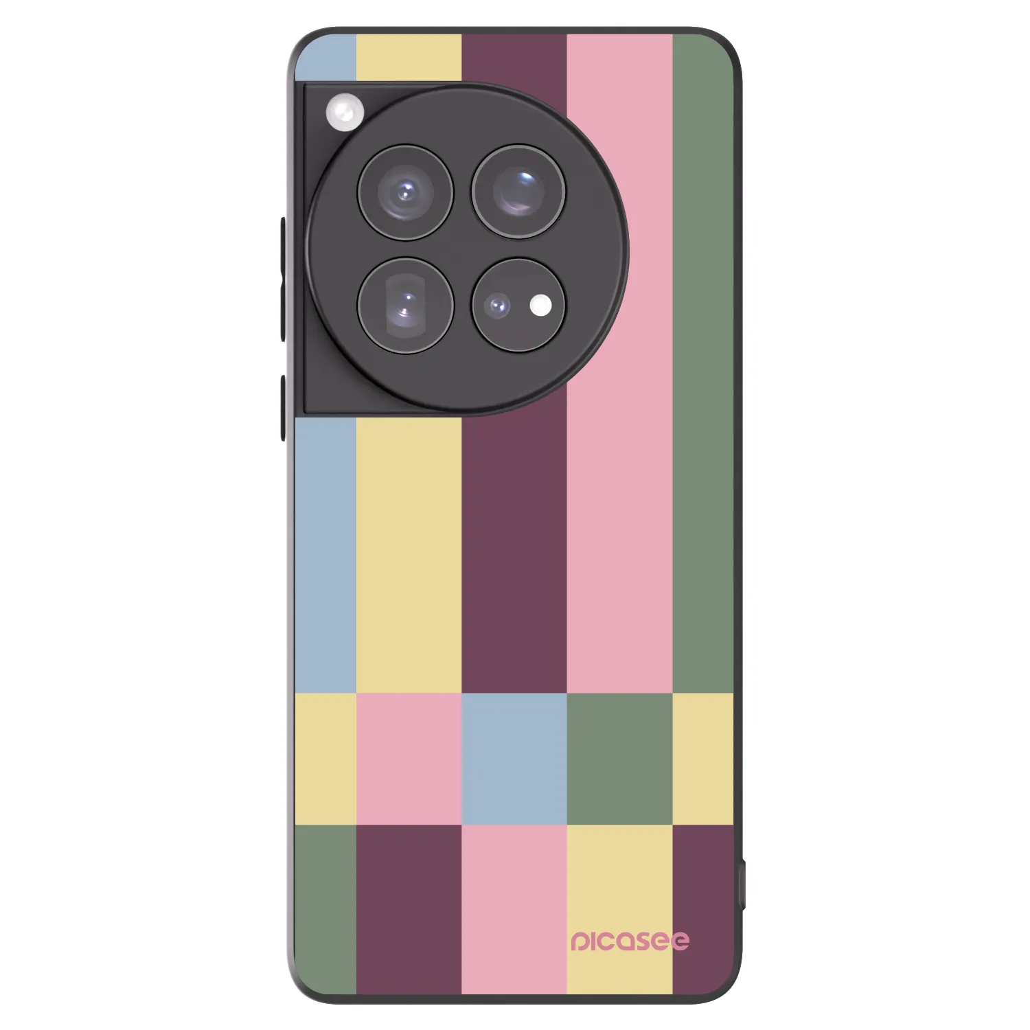 Picasee silikonový černý obal pro OnePlus 12 5G - Lobby tiles