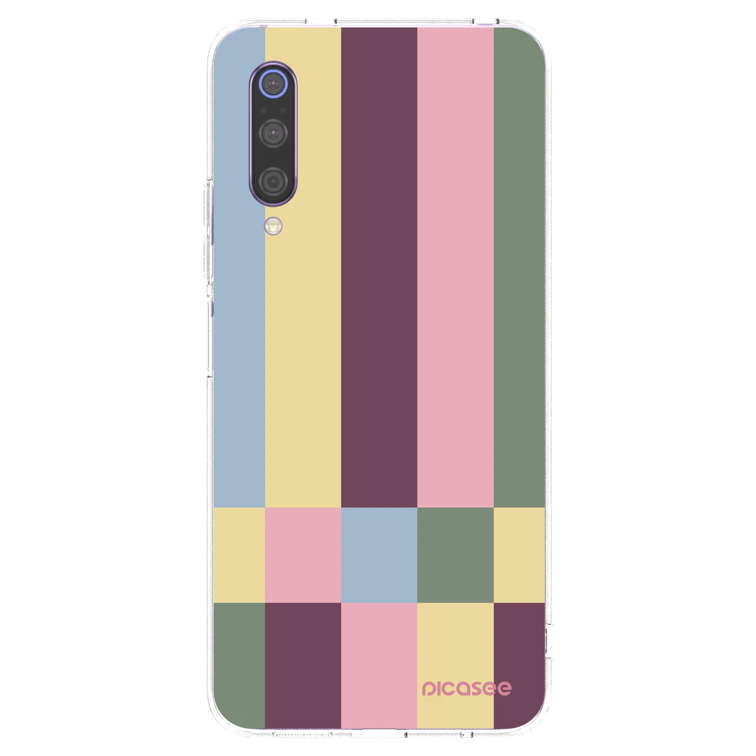 Picasee silikonový průhledný obal pro Xiaomi Mi 9 - Lobby tiles