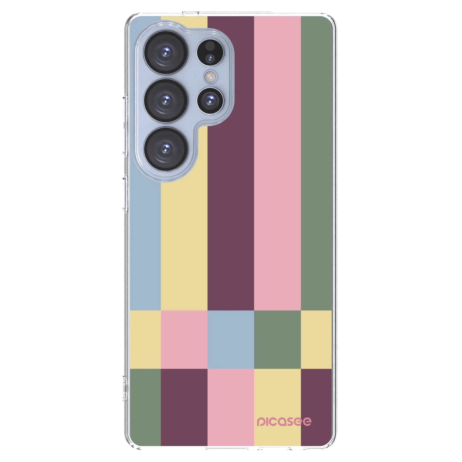Picasee silikonový průhledný obal pro Samsung Galaxy S25 Ultra 5G - Lobby tiles