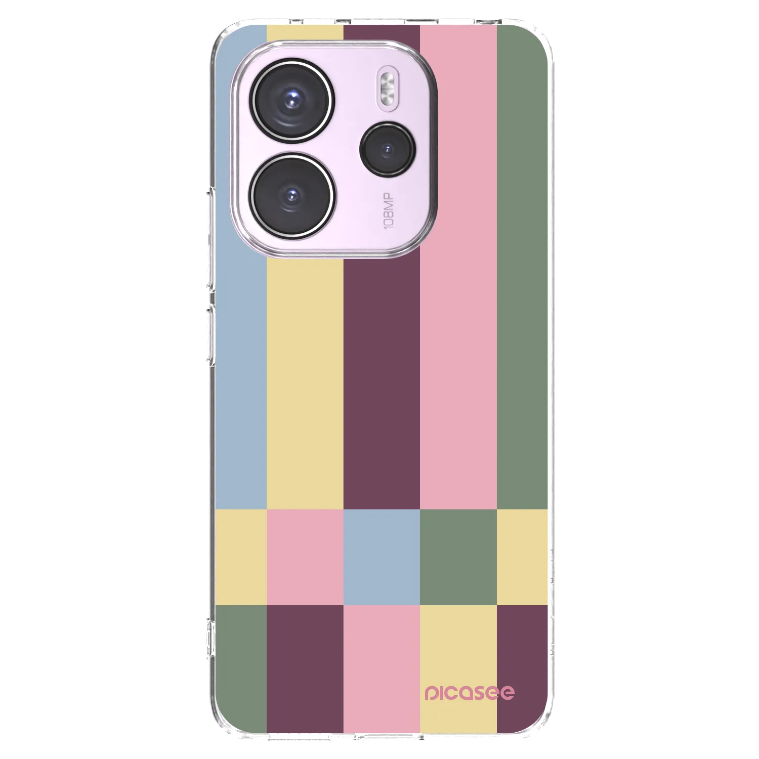 Picasee silikonový průhledný obal pro Xiaomi Redmi Note 14 4G - Lobby tiles