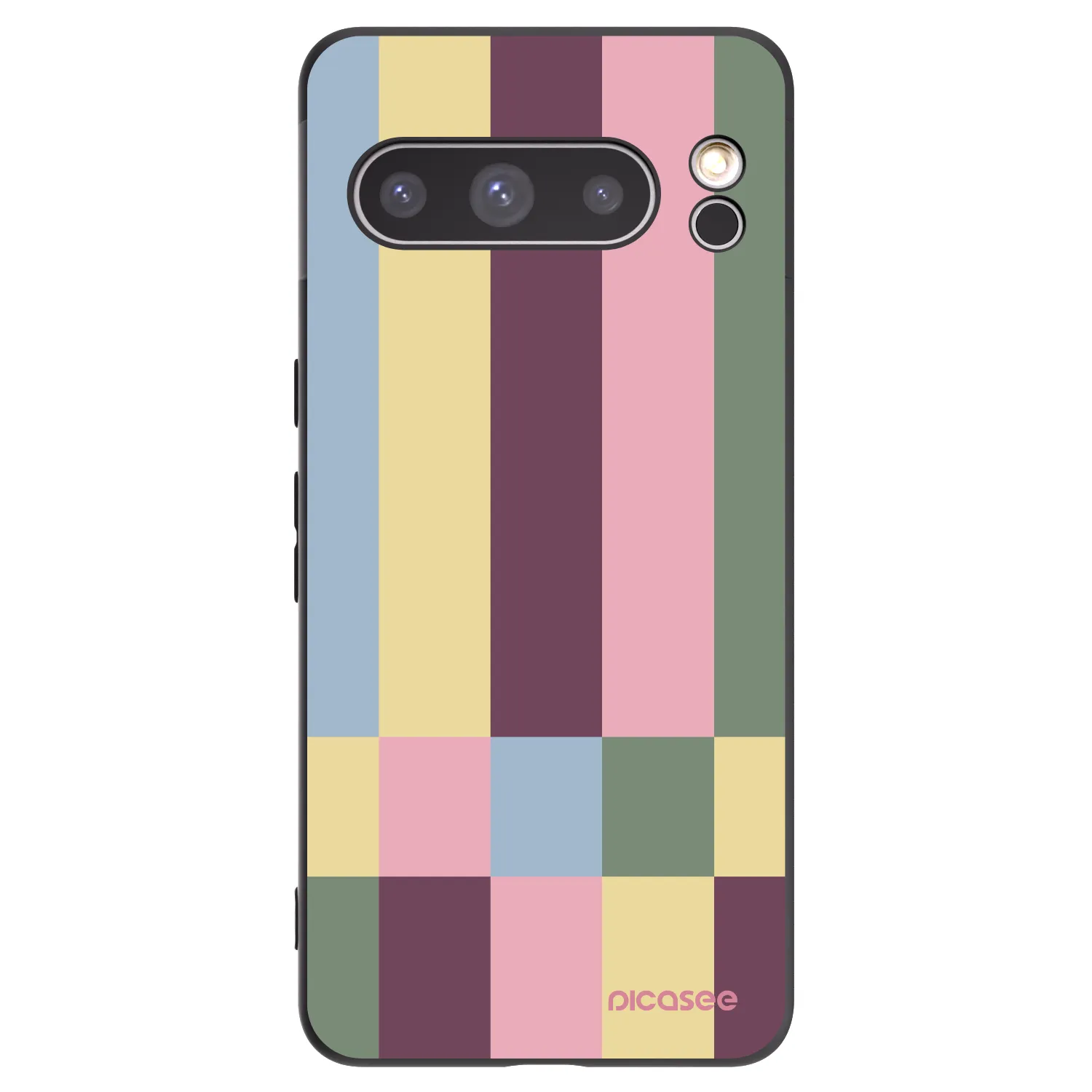 Picasee silikonový černý obal pro Google Pixel 8 Pro - Lobby tiles