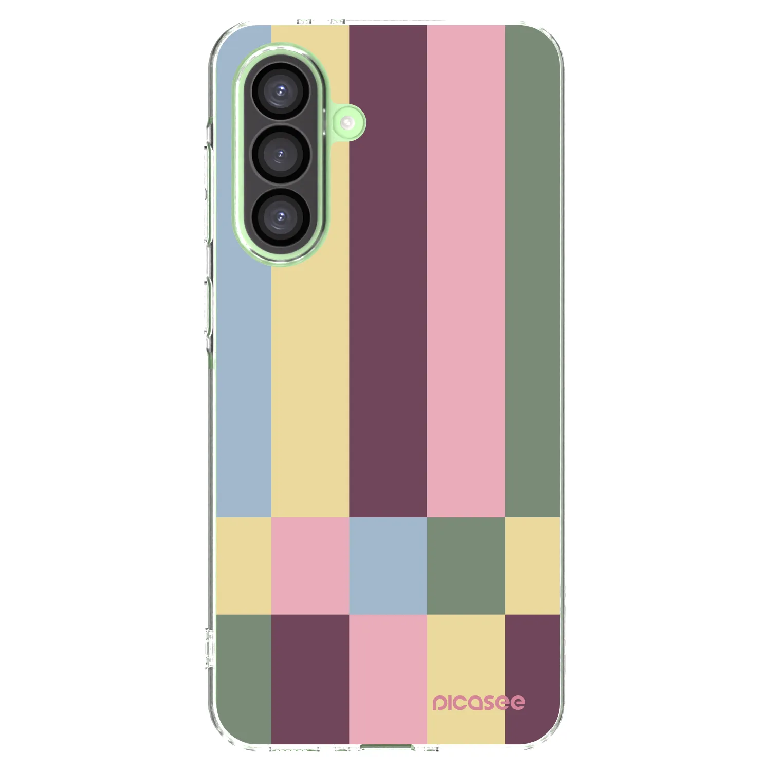 Picasee silikonový průhledný obal pro Samsung Galaxy A26 5G A266B - Lobby tiles