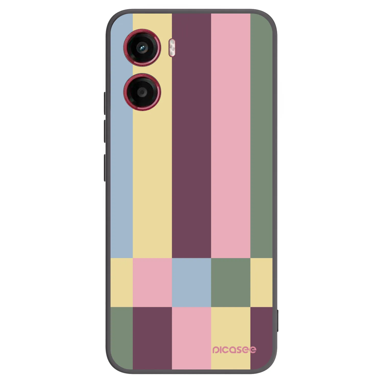 Picasee silikonový černý obal pro Motorola Moto G05 - Lobby tiles