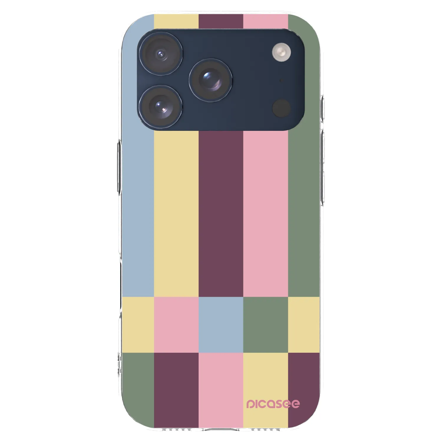 Picasee silikonový průhledný obal pro Apple iPhone 17 Pro - Lobby tiles