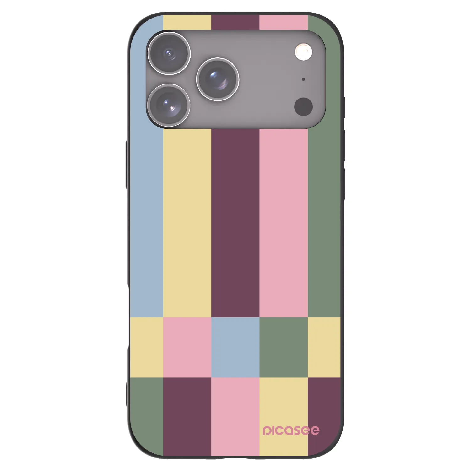 Picasee silikonový černý obal pro Apple iPhone 17 Pro Max - Lobby tiles