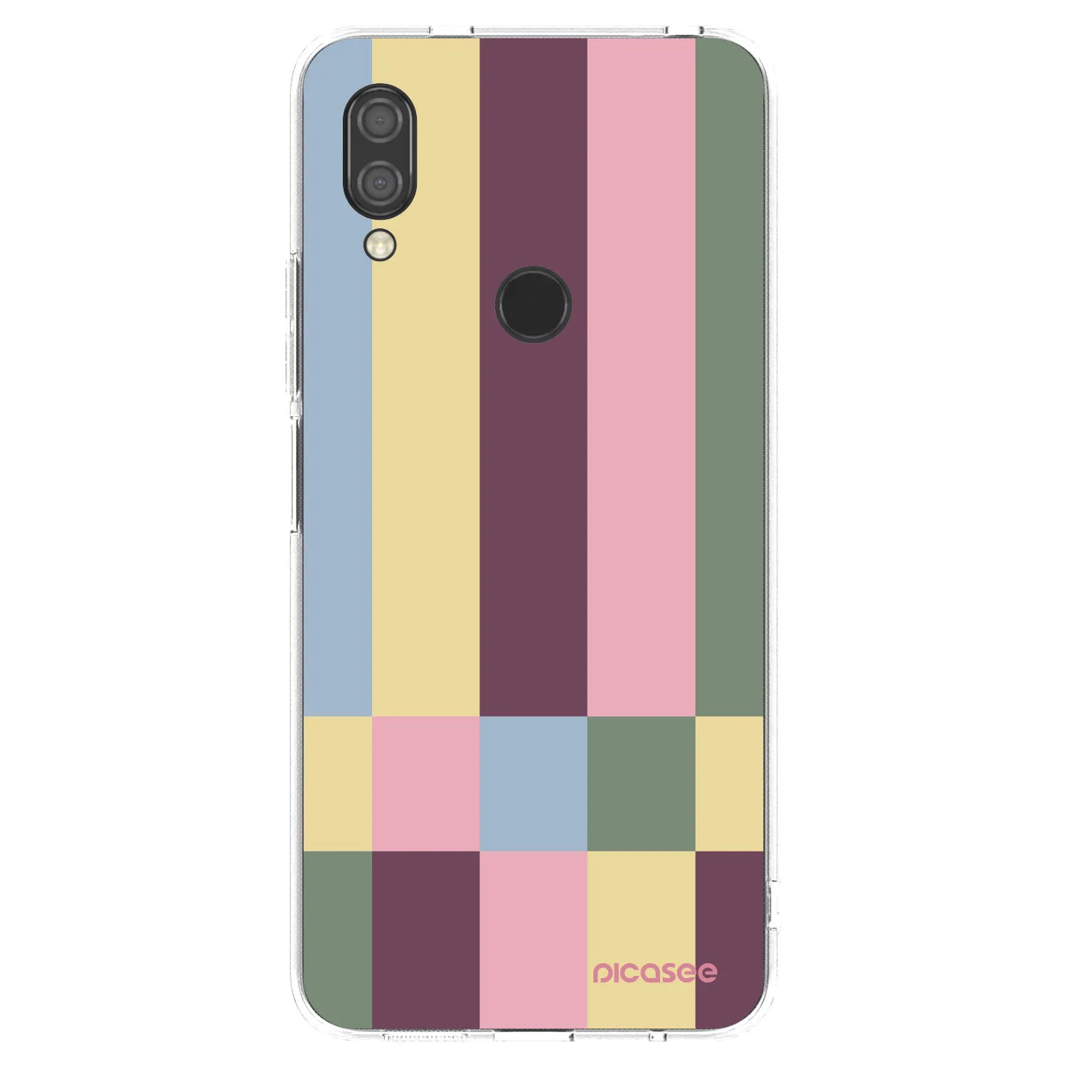 Picasee silikonový průhledný obal pro Xiaomi Redmi 7 - Lobby tiles
