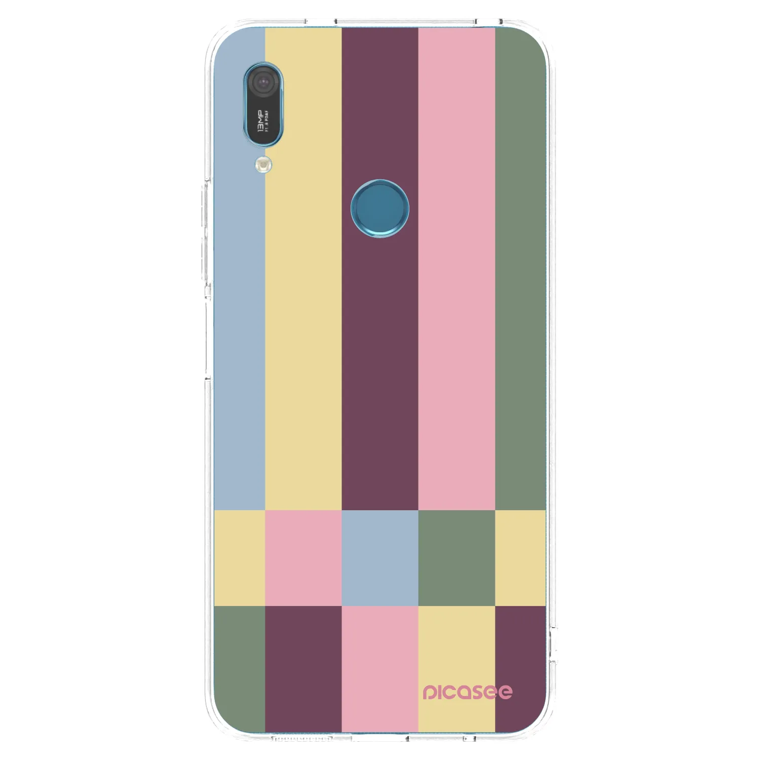 Picasee silikonový průhledný obal pro Huawei Y6 2019 - Lobby tiles