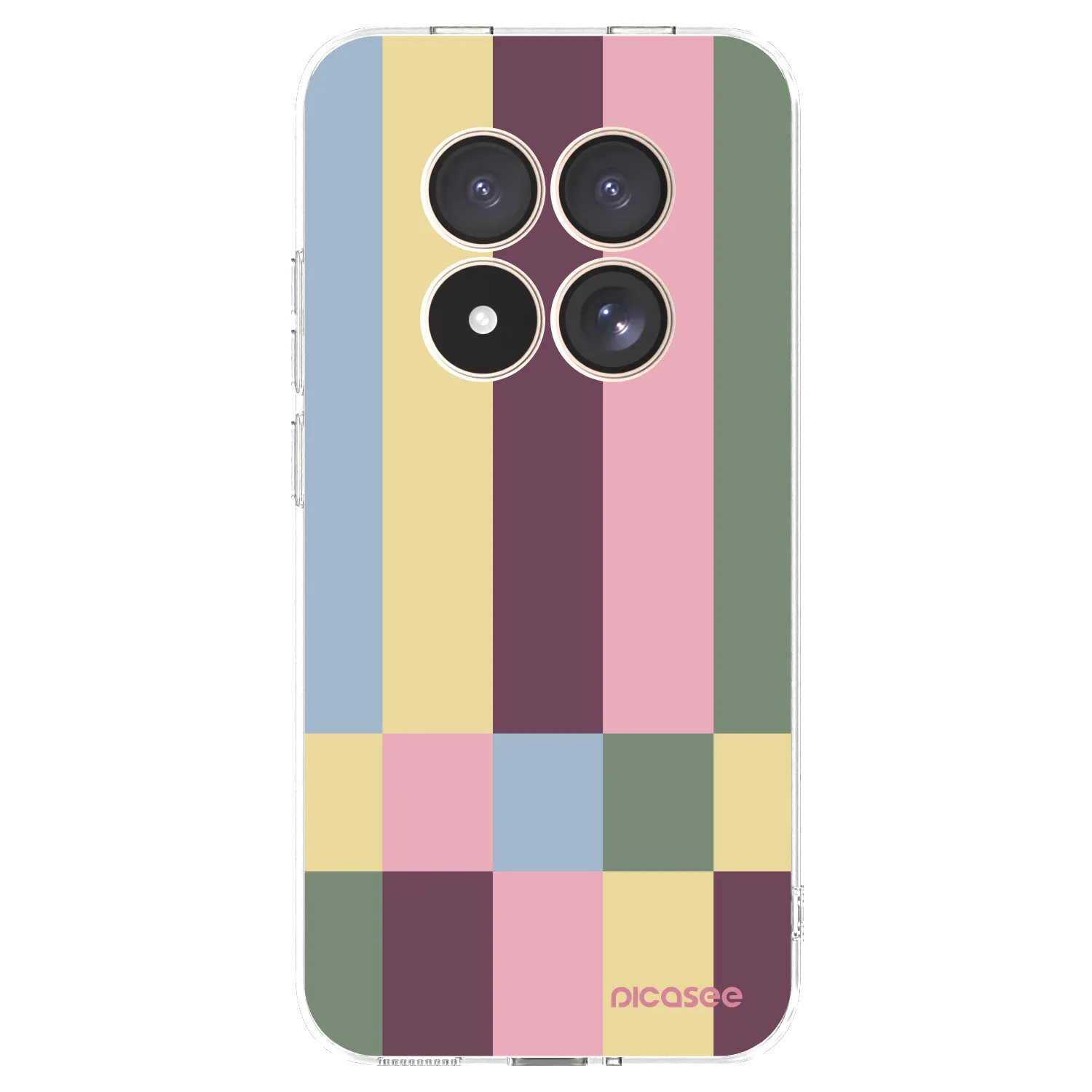 Picasee silikonový průhledný obal pro Xiaomi Redmi Note 15 Pro 4G - Lobby tiles