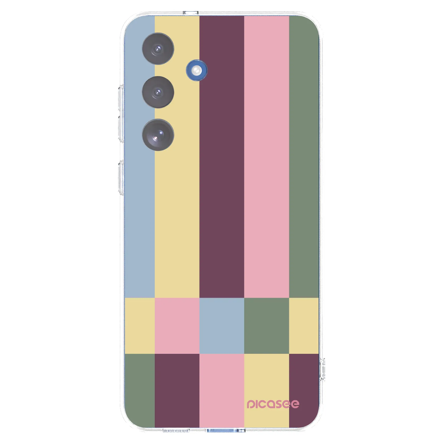 Picasee silikonový průhledný obal pro Samsung Galaxy S25 FE 5G - Lobby tiles
