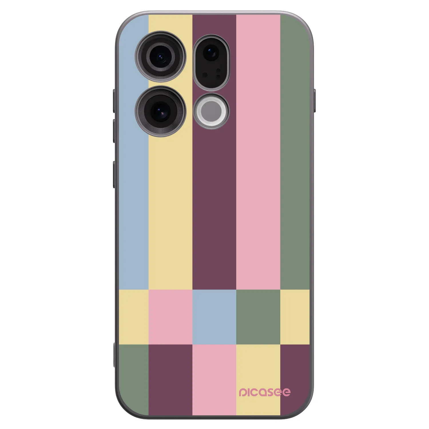 Picasee silikonový černý obal pro OPPO Find X9 - Lobby tiles