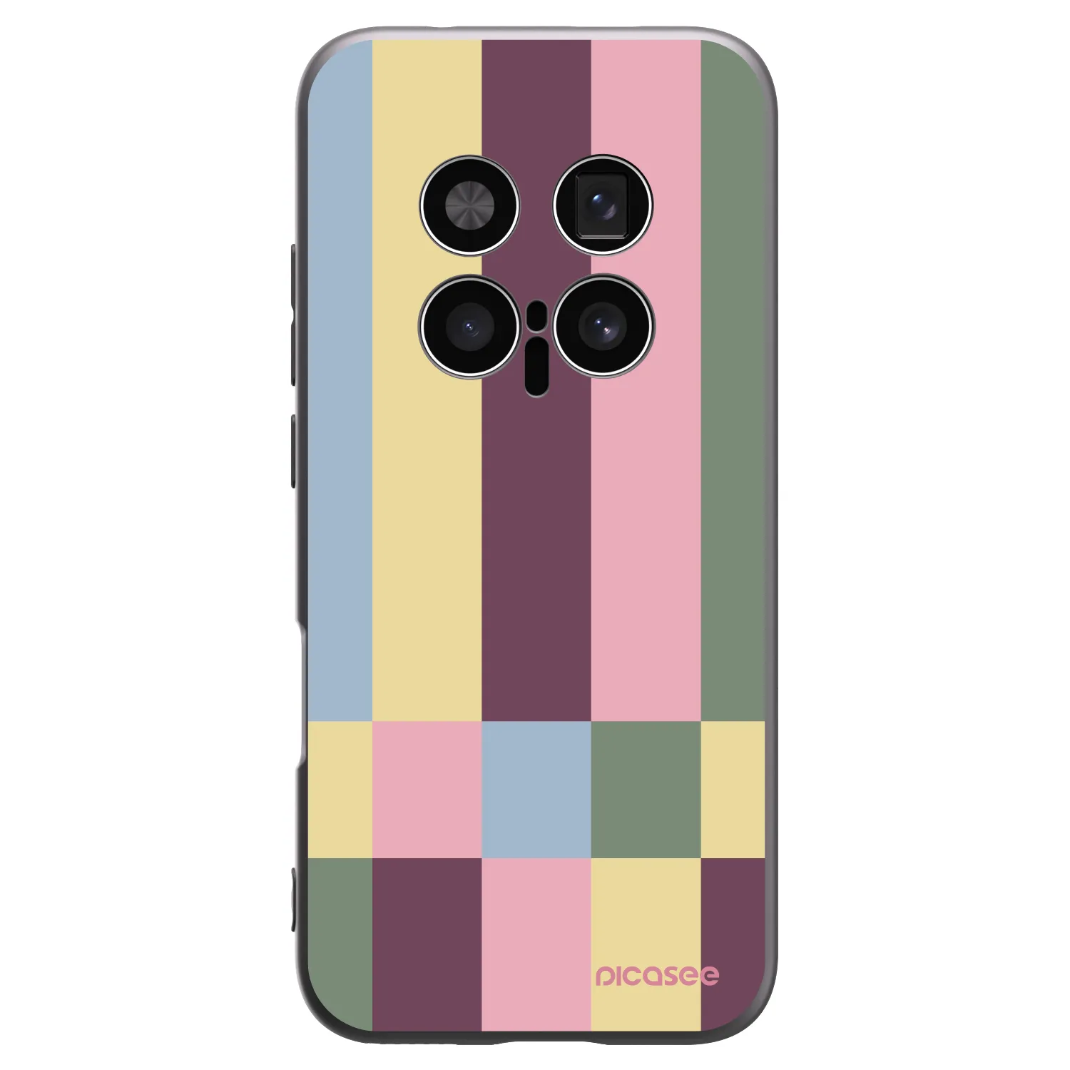 Picasee silikonový černý obal pro Honor Magic8 Pro 5G - Lobby tiles
