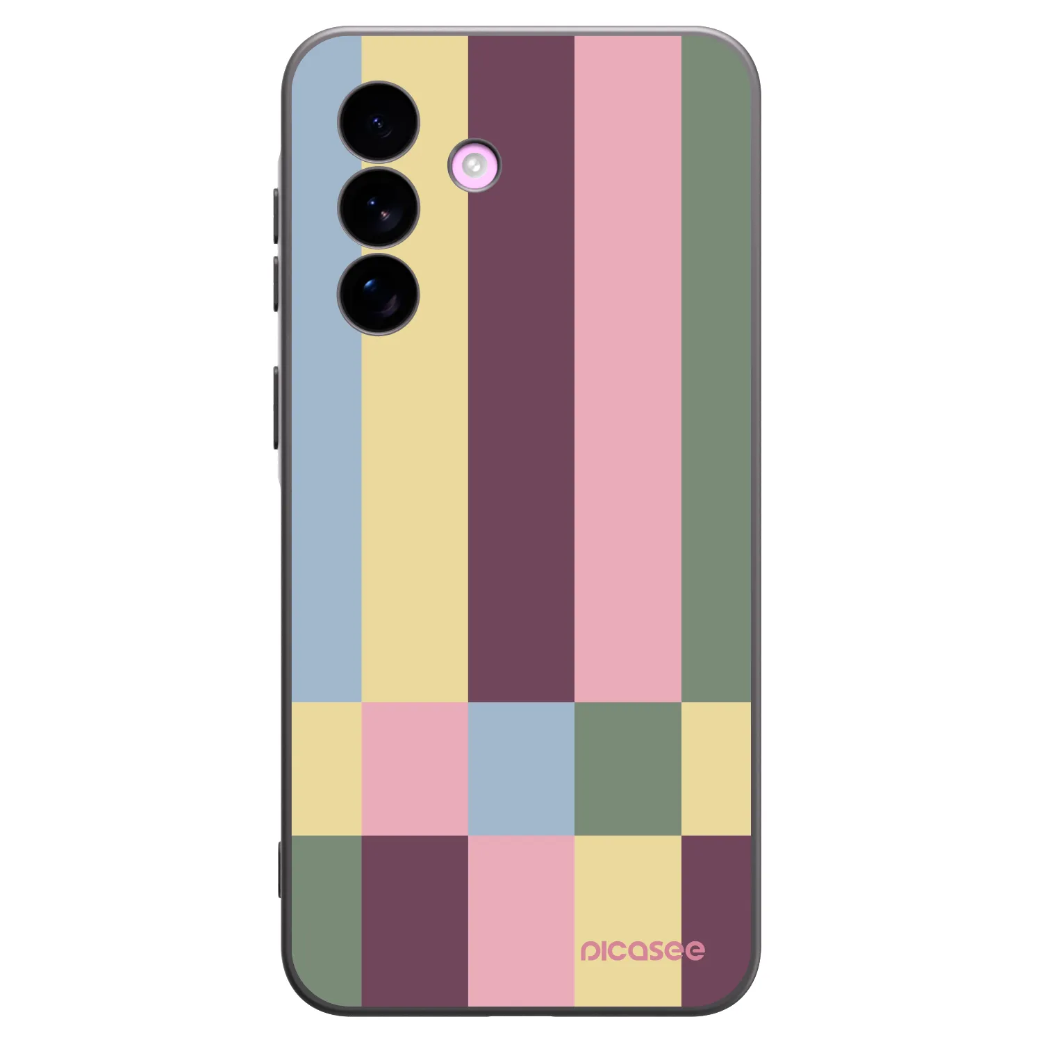 Picasee silikonový černý obal pro Samsung Galaxy A57 5G - Lobby tiles