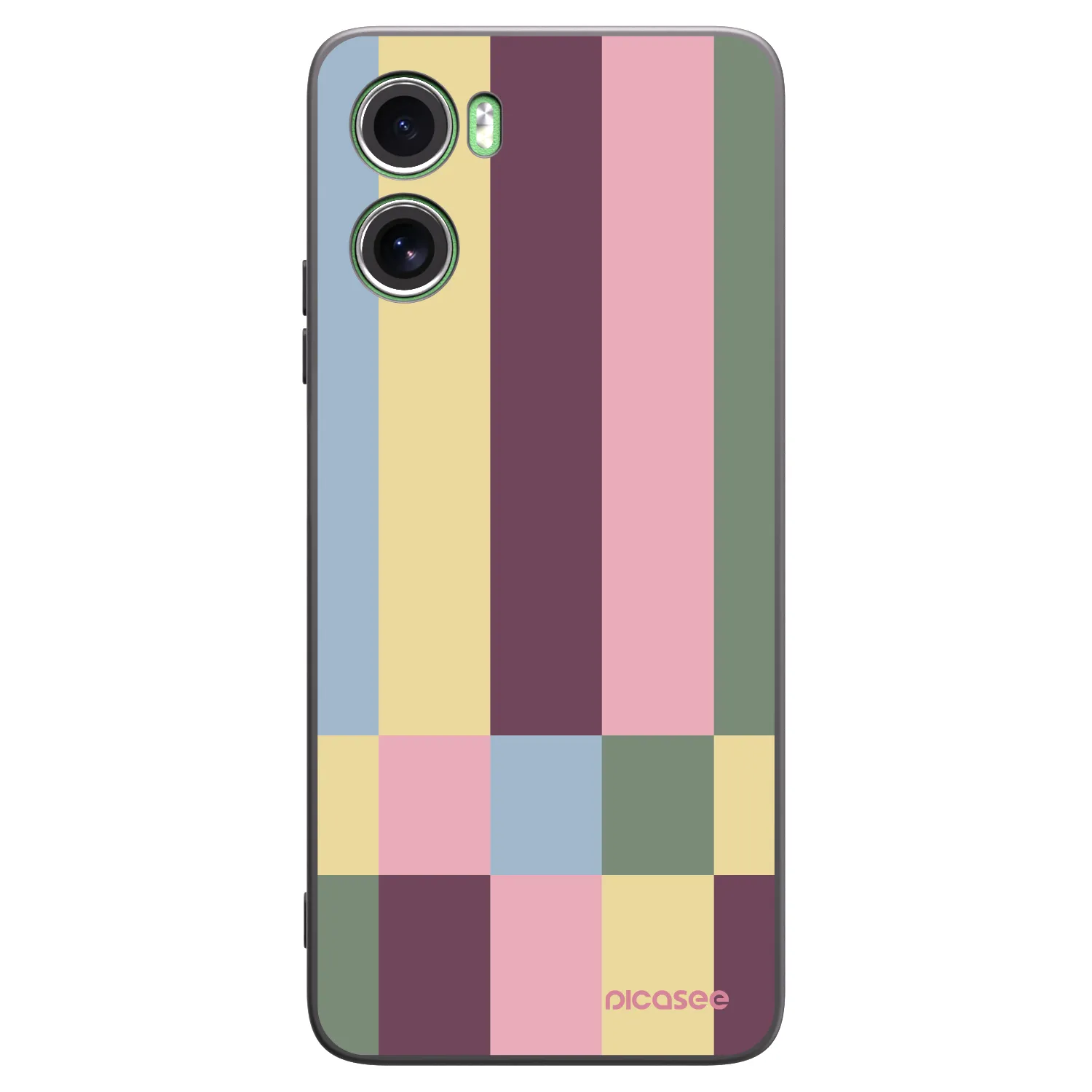 Picasee silikonový černý obal pro Motorola Moto G06 - Lobby tiles