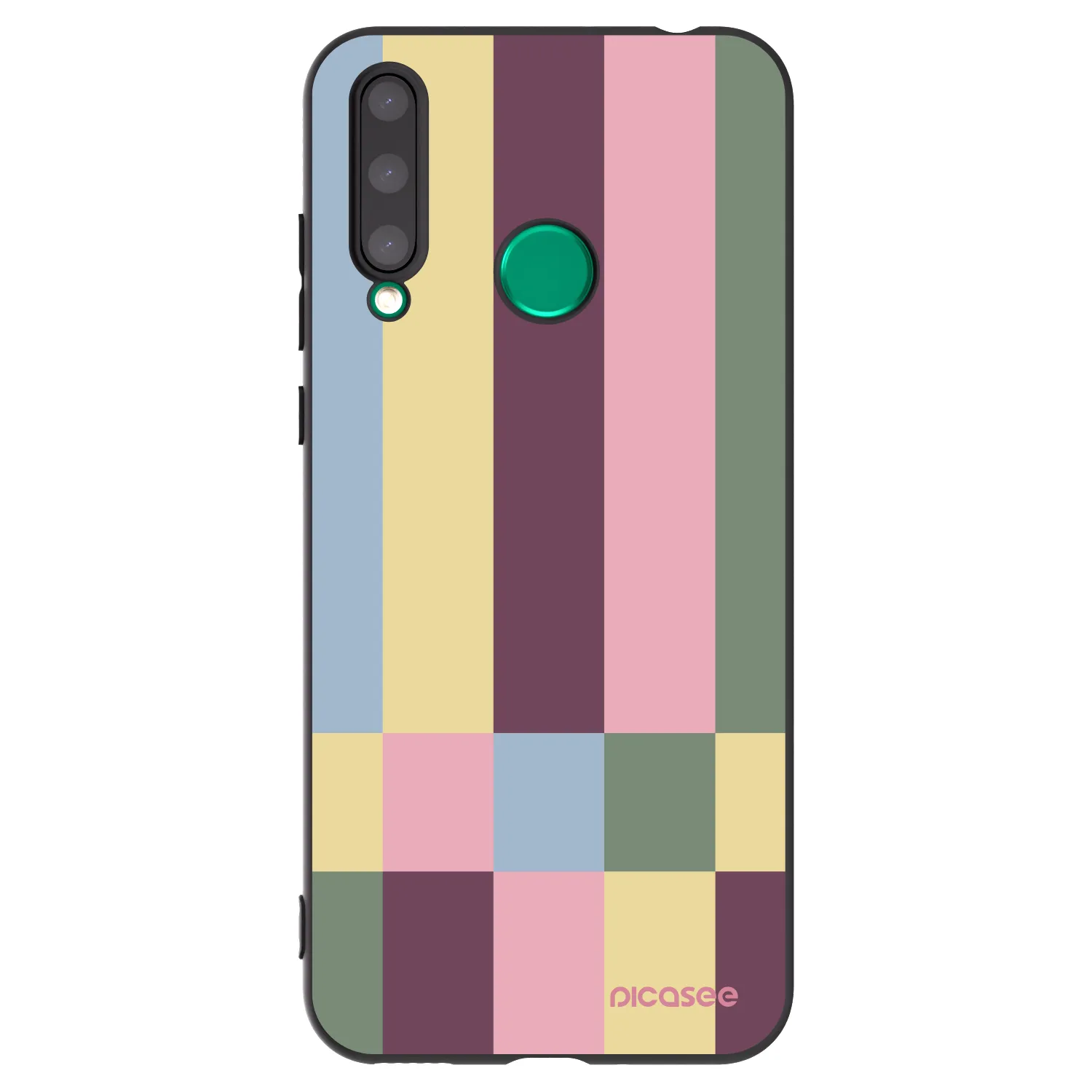 Picasee silikonový černý obal pro Honor 20 Lite - Lobby tiles