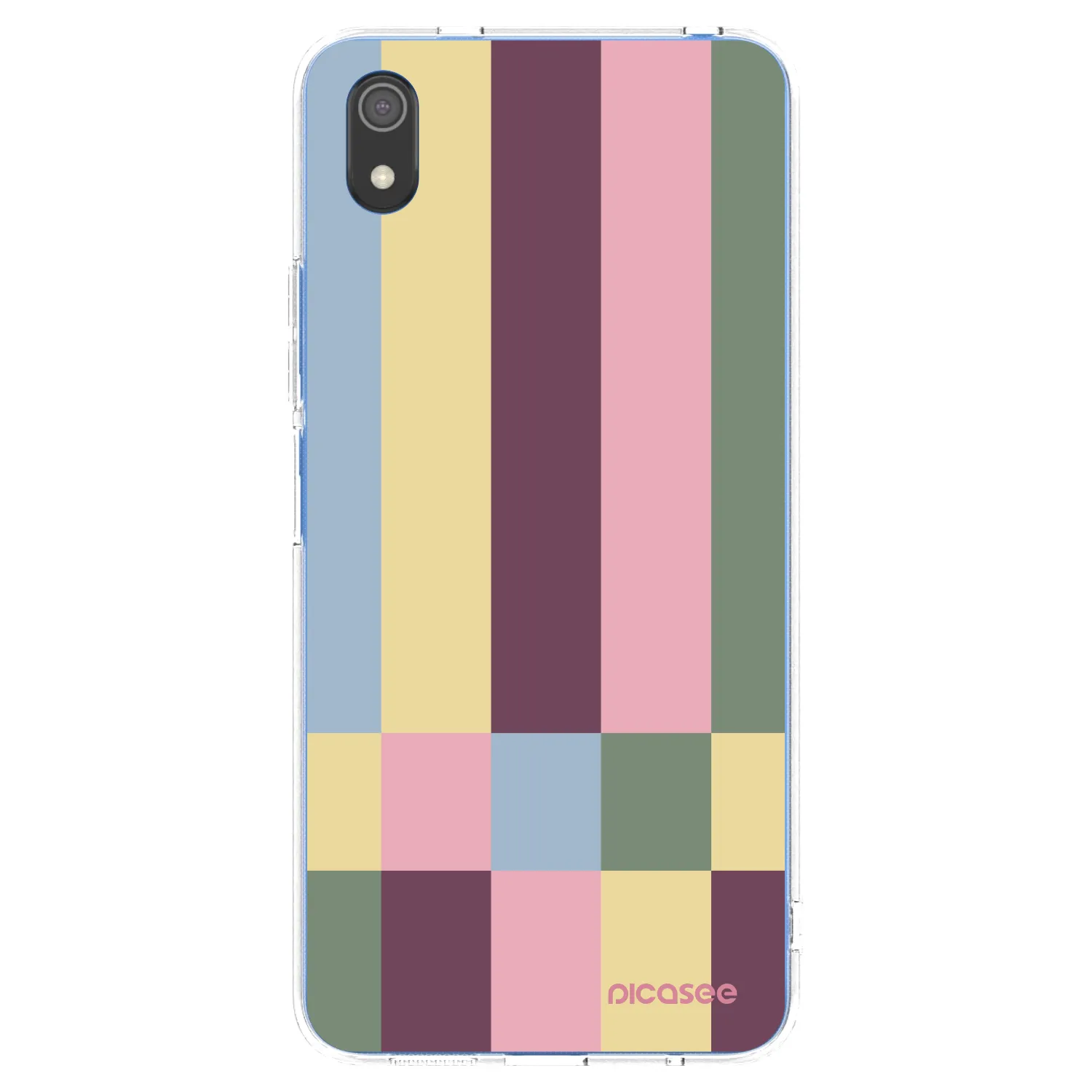 Picasee silikonový průhledný obal pro Xiaomi Redmi 7A - Lobby tiles
