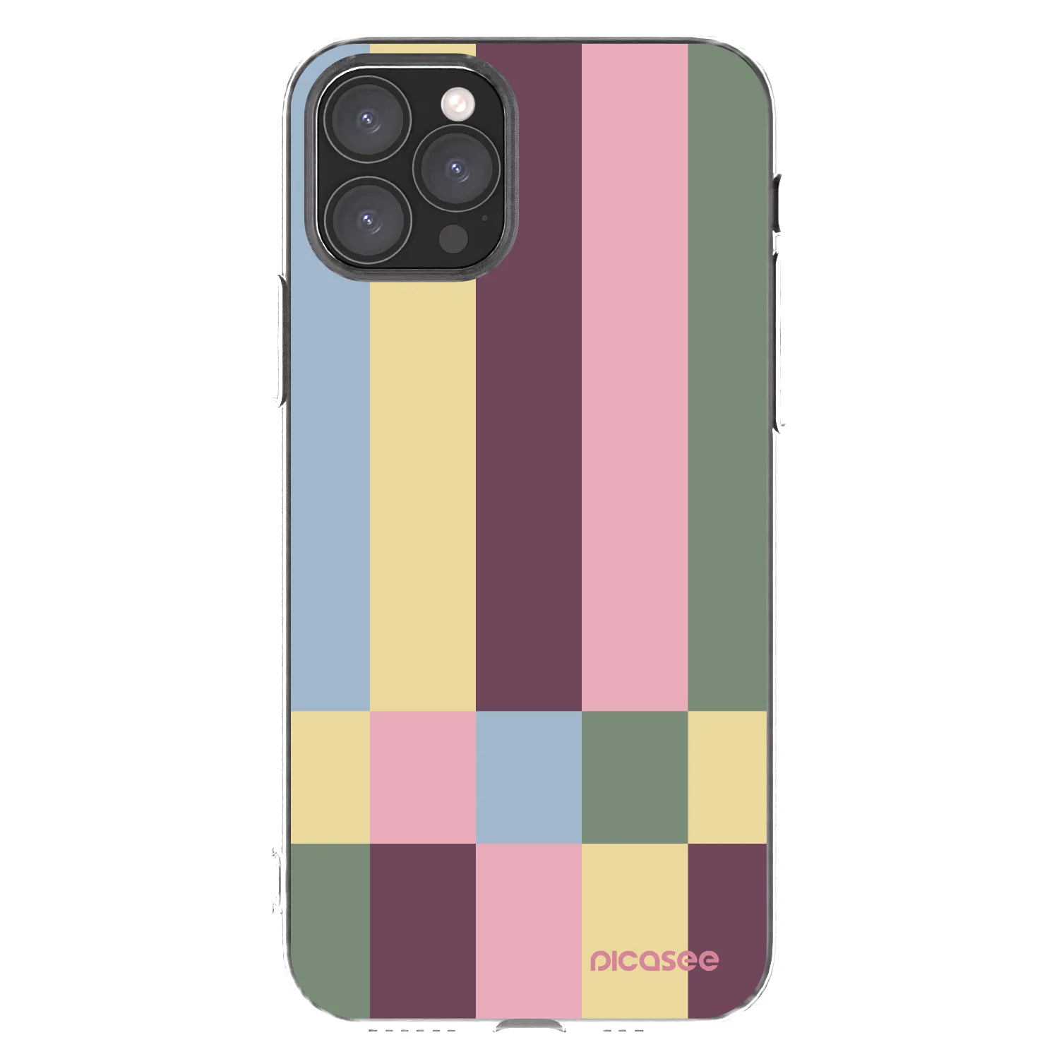Picasee silikonový průhledný obal pro Apple iPhone 11 Pro - Lobby tiles