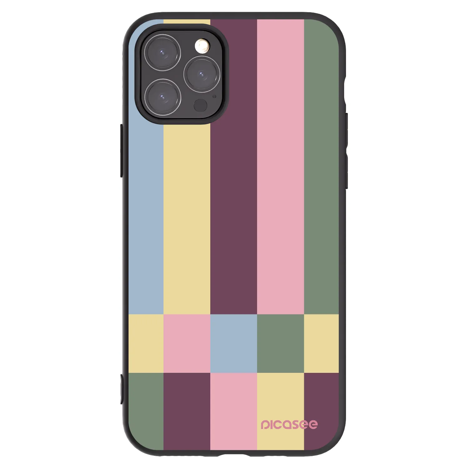Picasee silikonový černý obal pro Apple iPhone 11 Pro - Lobby tiles