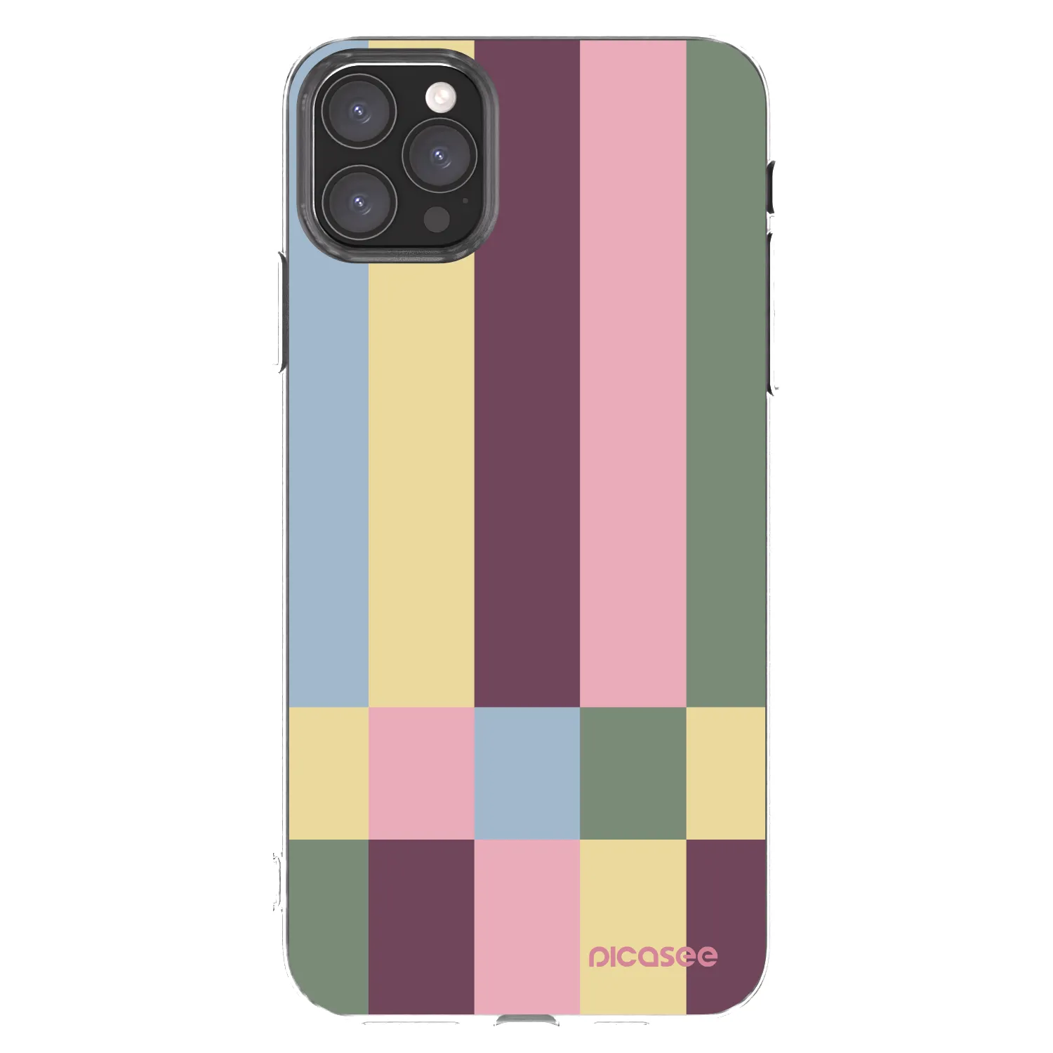 Picasee silikonový průhledný obal pro Apple iPhone 11 Pro Max - Lobby tiles