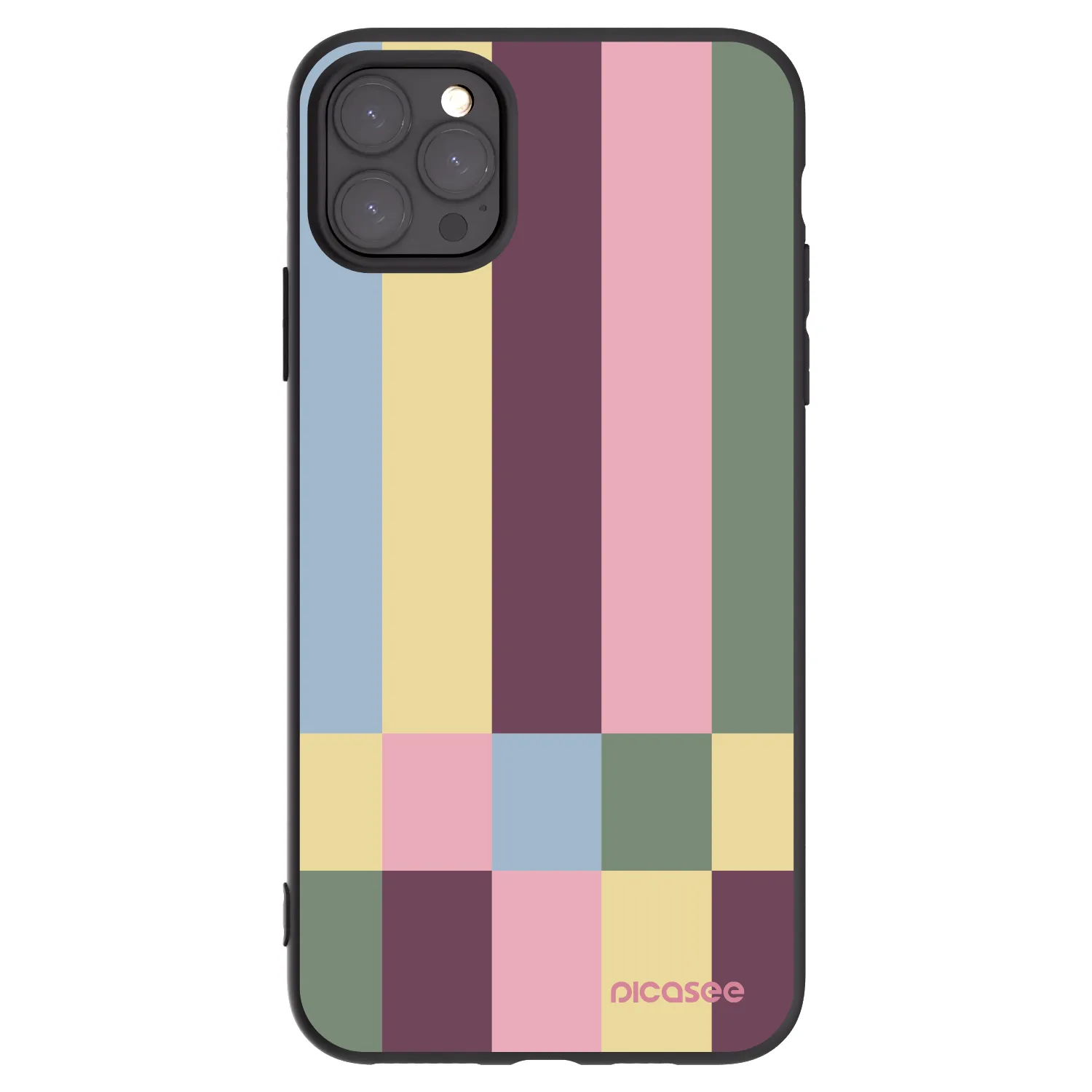 Picasee silikonový černý obal pro Apple iPhone 11 Pro Max - Lobby tiles