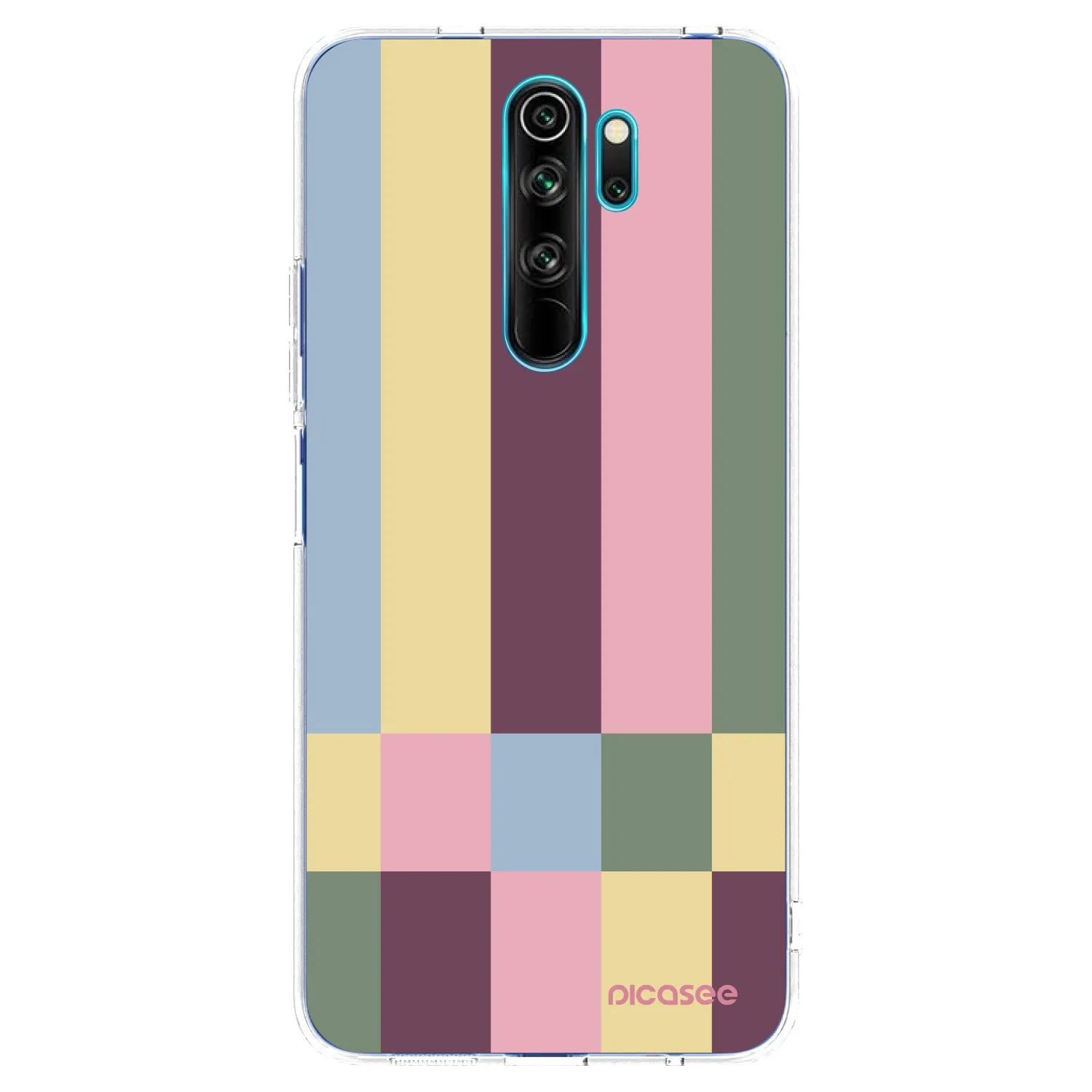 Picasee silikonový průhledný obal pro Xiaomi Redmi Note 8 Pro - Lobby tiles