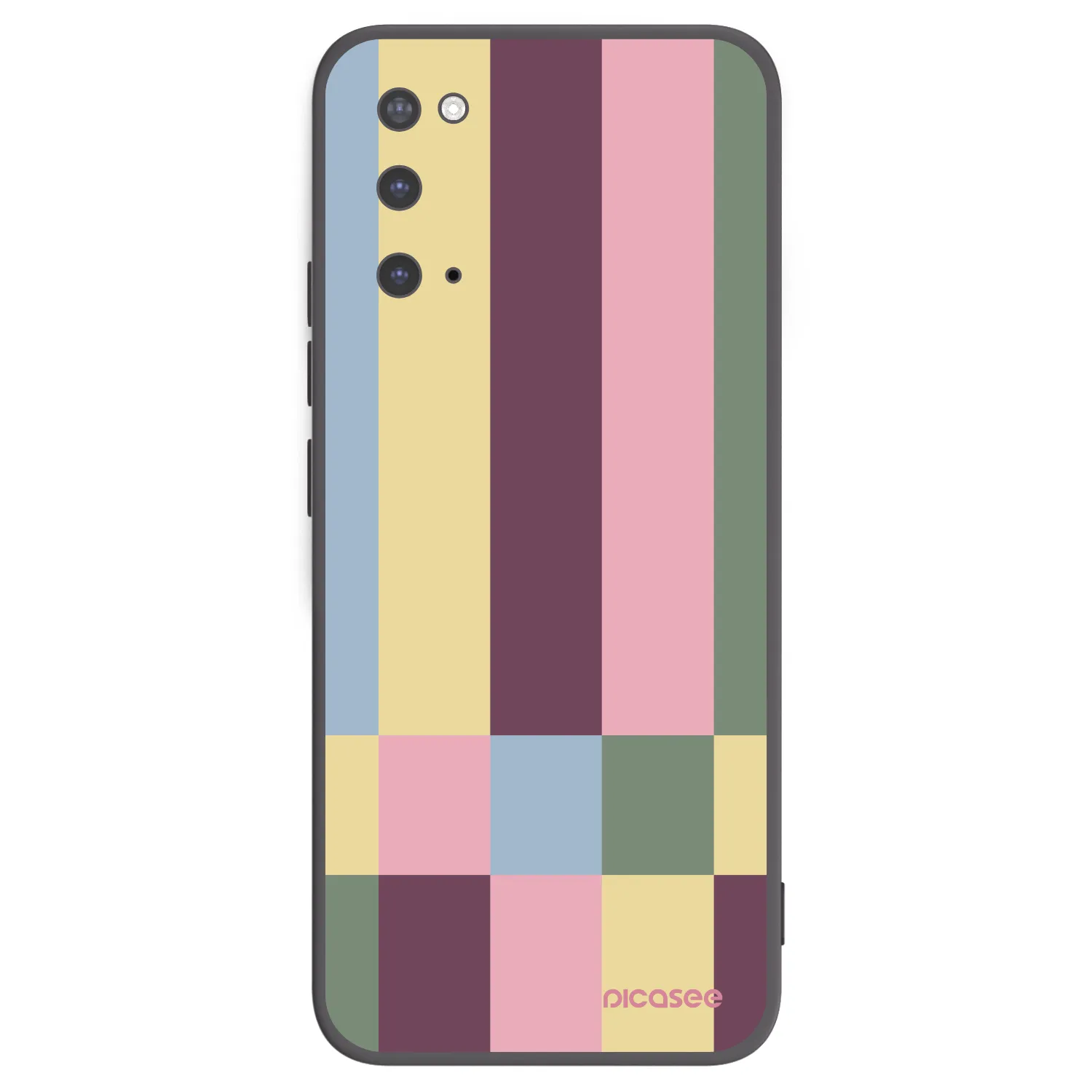 Picasee silikonový černý obal pro Samsung Galaxy S20 G980F - Lobby tiles