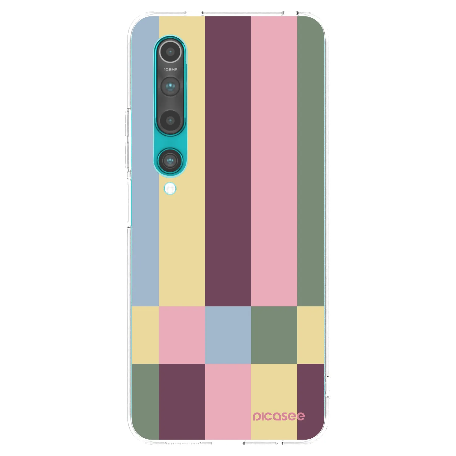 Picasee silikonový průhledný obal pro Xiaomi Mi 10 - Lobby tiles