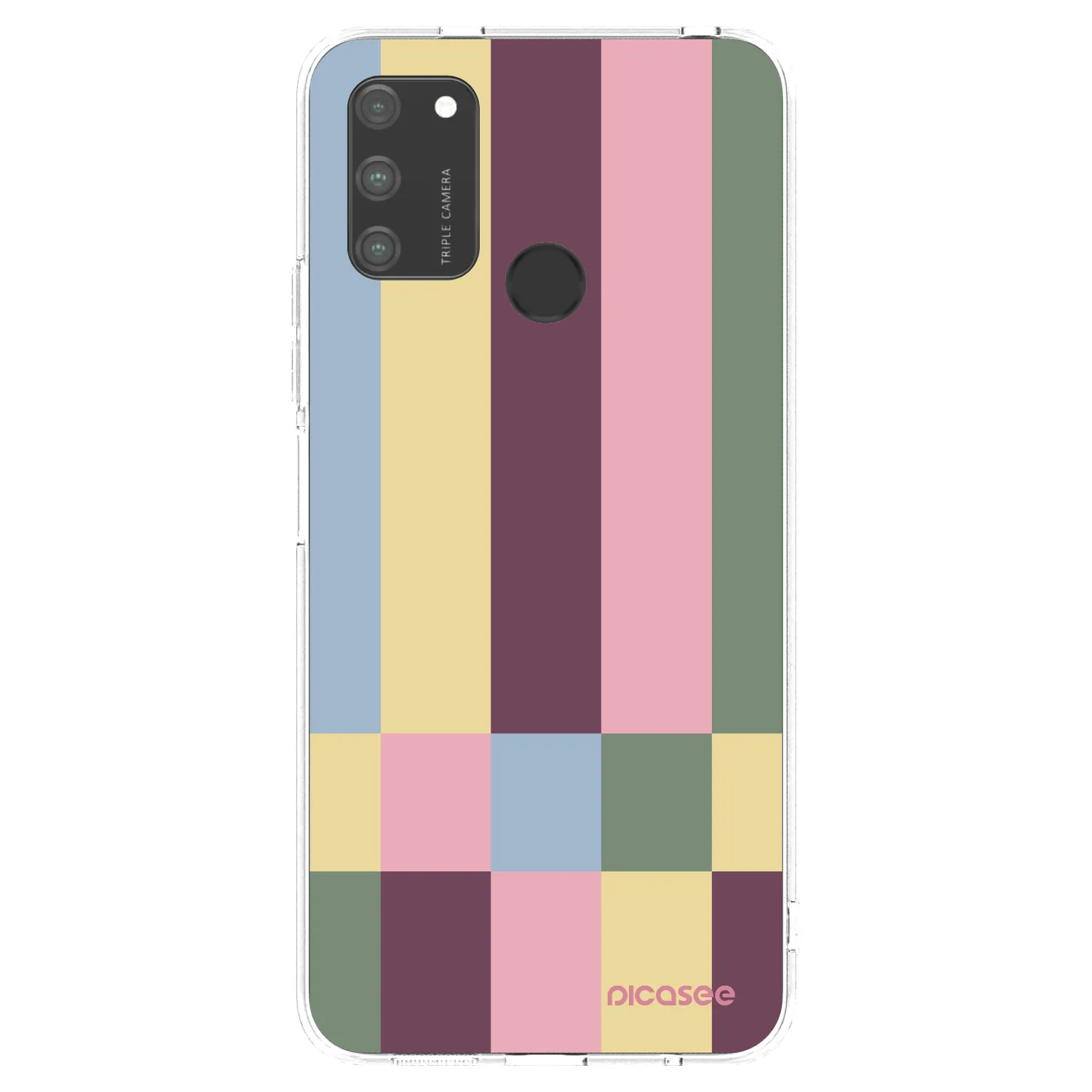 Picasee silikonový průhledný obal pro Honor 9A - Lobby tiles