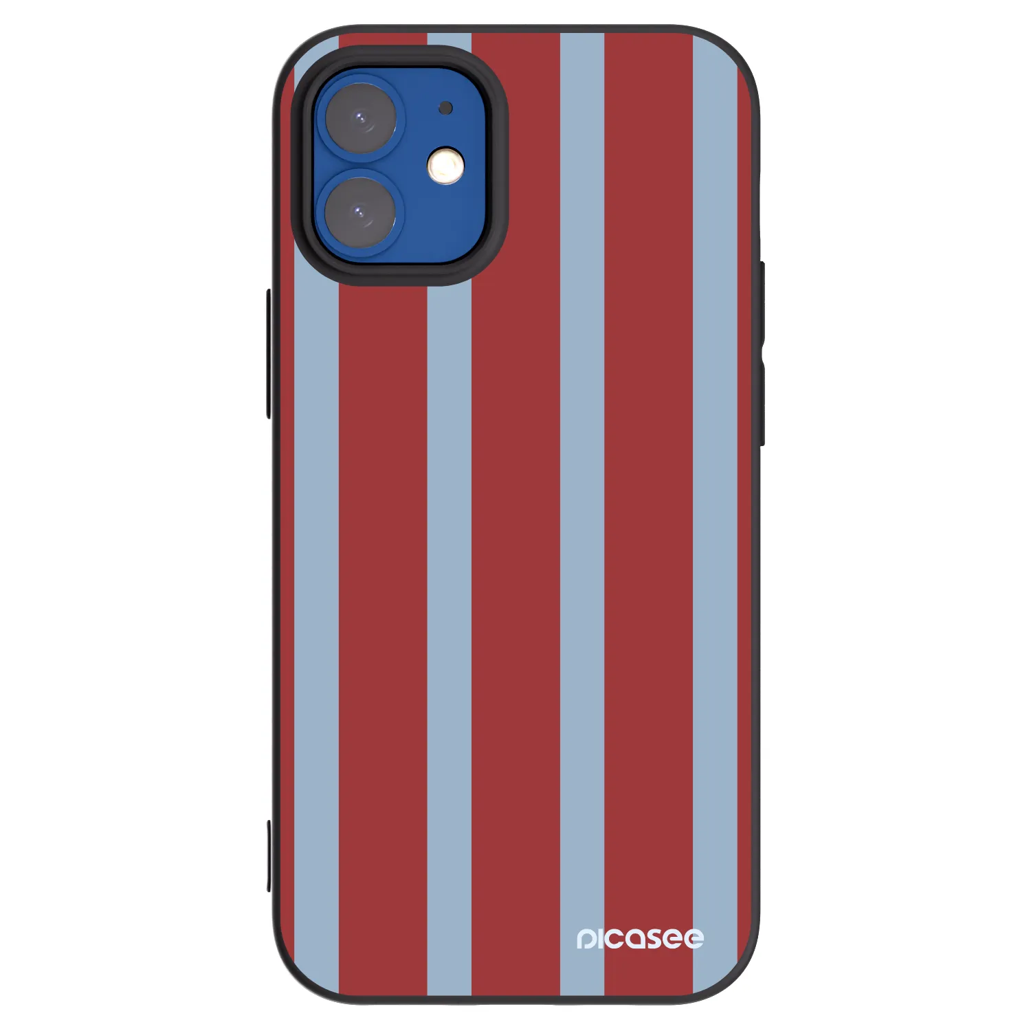 Picasee silikonový černý obal pro Apple iPhone 12 mini - Lounge pass