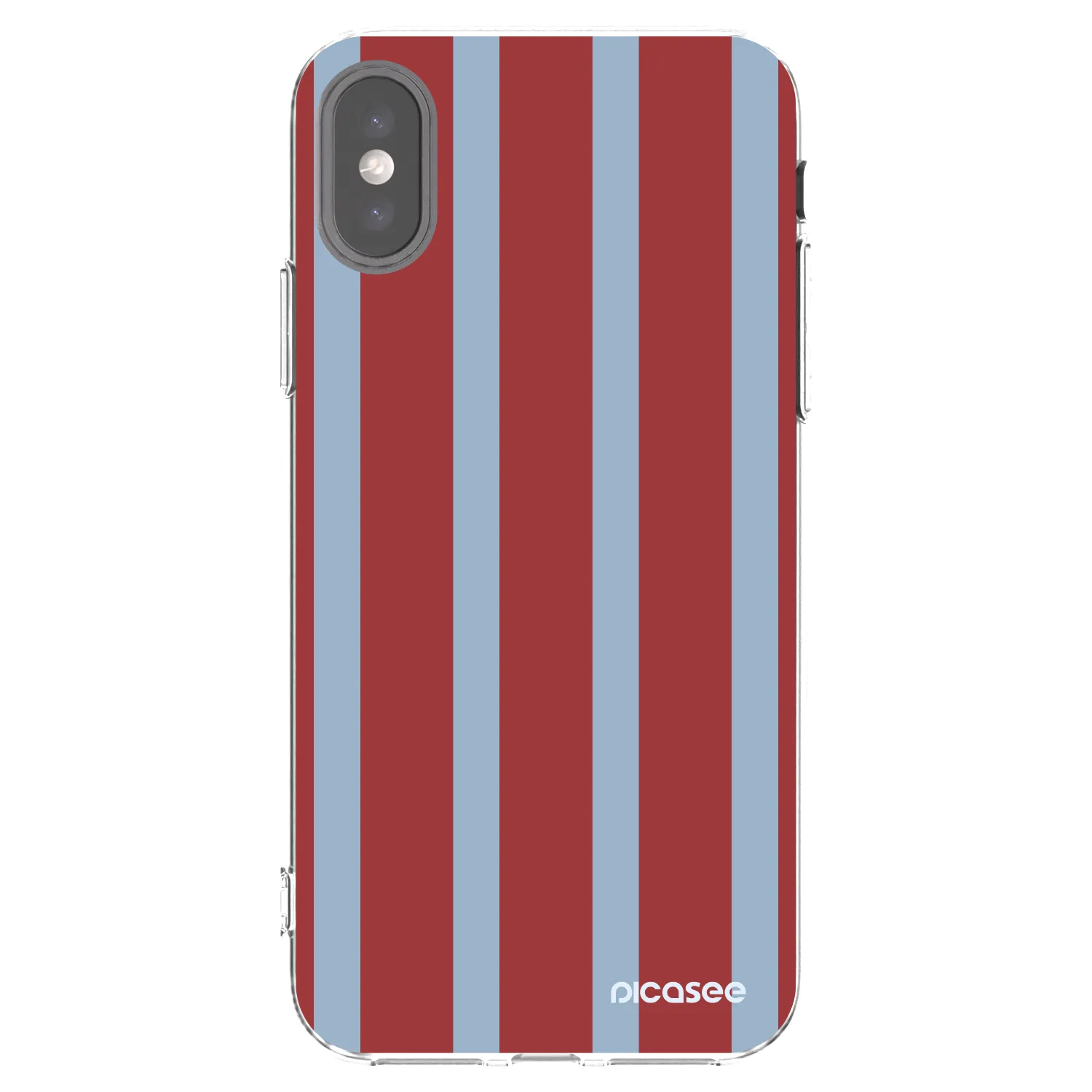 Picasee silikonový průhledný obal pro Apple iPhone X/XS - Lounge pass