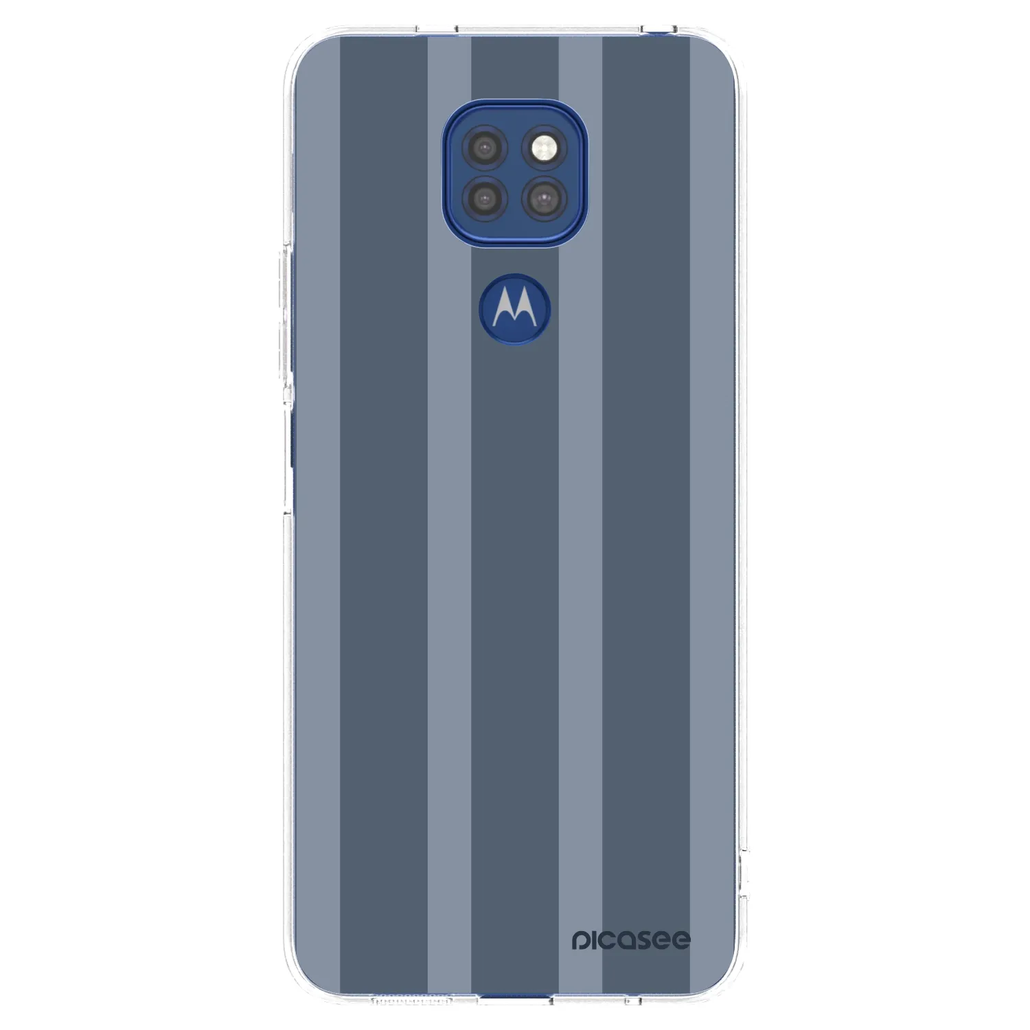 Picasee silikonový průhledný obal pro Motorola Moto G9 Play - Midnight lounge