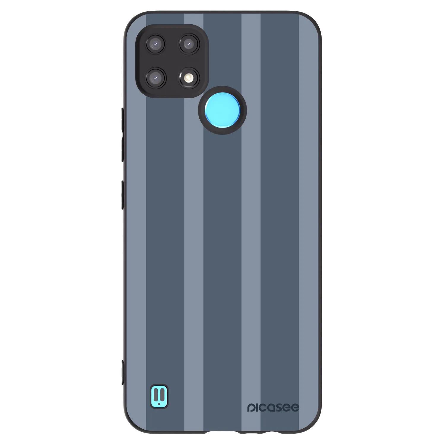 Picasee silikonový černý obal pro Realme C21 - Midnight lounge
