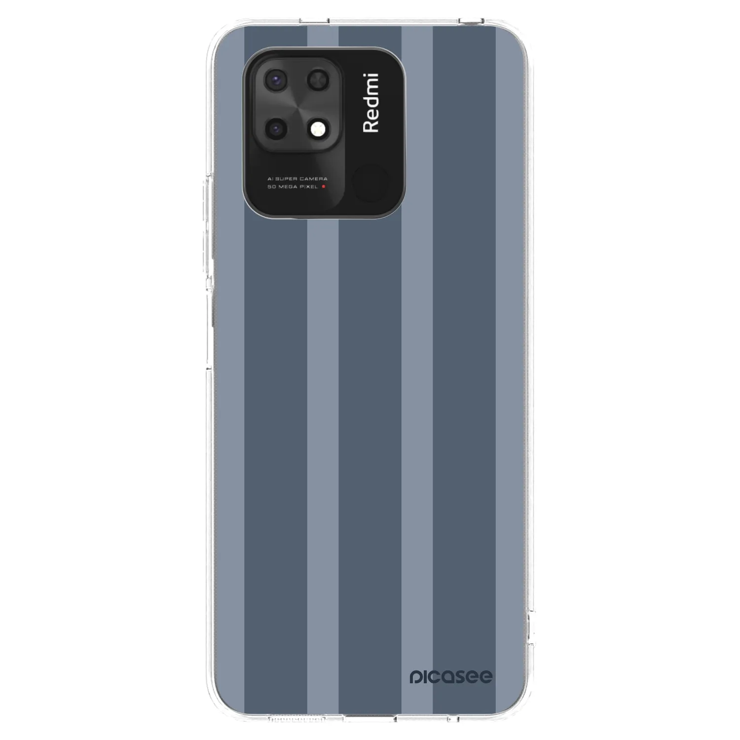 Picasee silikonový průhledný obal pro Xiaomi Redmi 10C - Midnight lounge