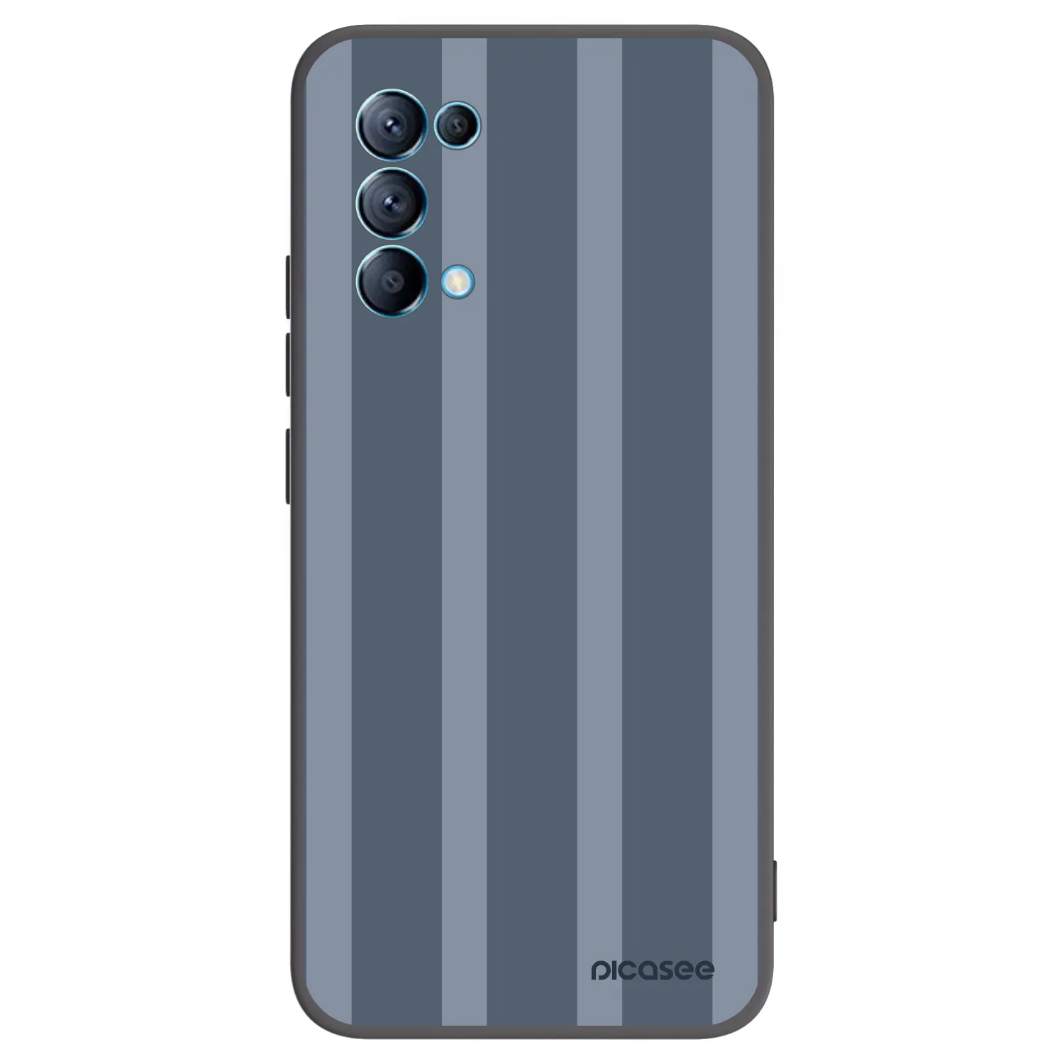 Picasee silikonový černý obal pro OPPO A16s - Midnight lounge