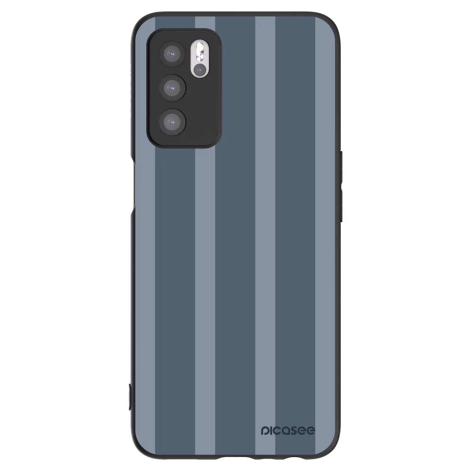 Picasee silikonový černý obal pro OPPO A16s - Midnight lounge