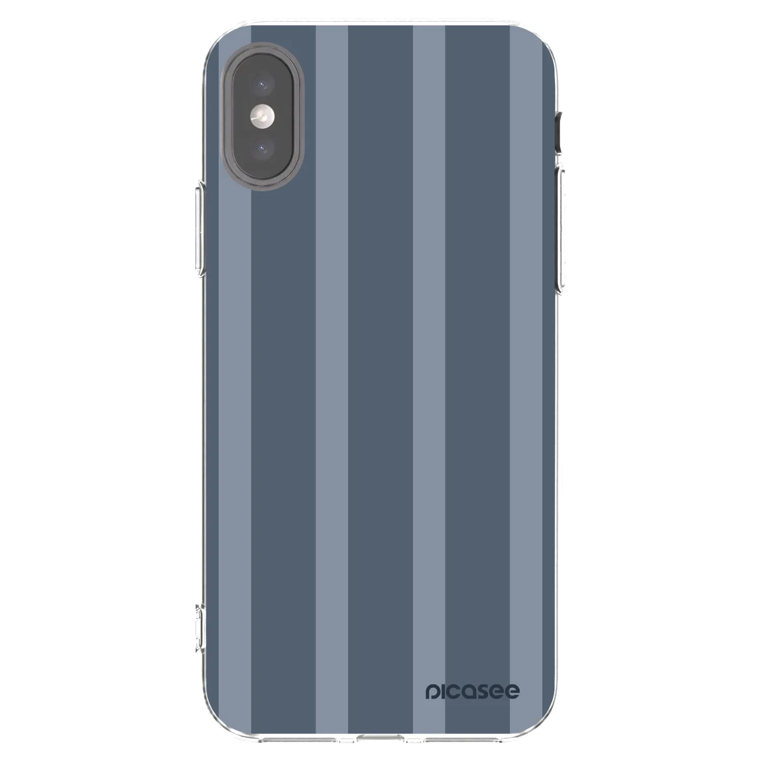 Picasee silikonový průhledný obal pro Apple iPhone X/XS - Midnight lounge