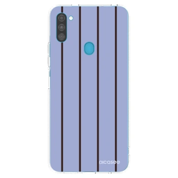 Picasee silikonový průhledný obal pro Samsung Galaxy M11 - Poolside member