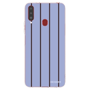 Picasee silikonový průhledný obal pro Samsung Galaxy A20s - Poolside member