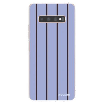Picasee silikonový průhledný obal pro Samsung Galaxy S10 Plus G975 - Poolside member