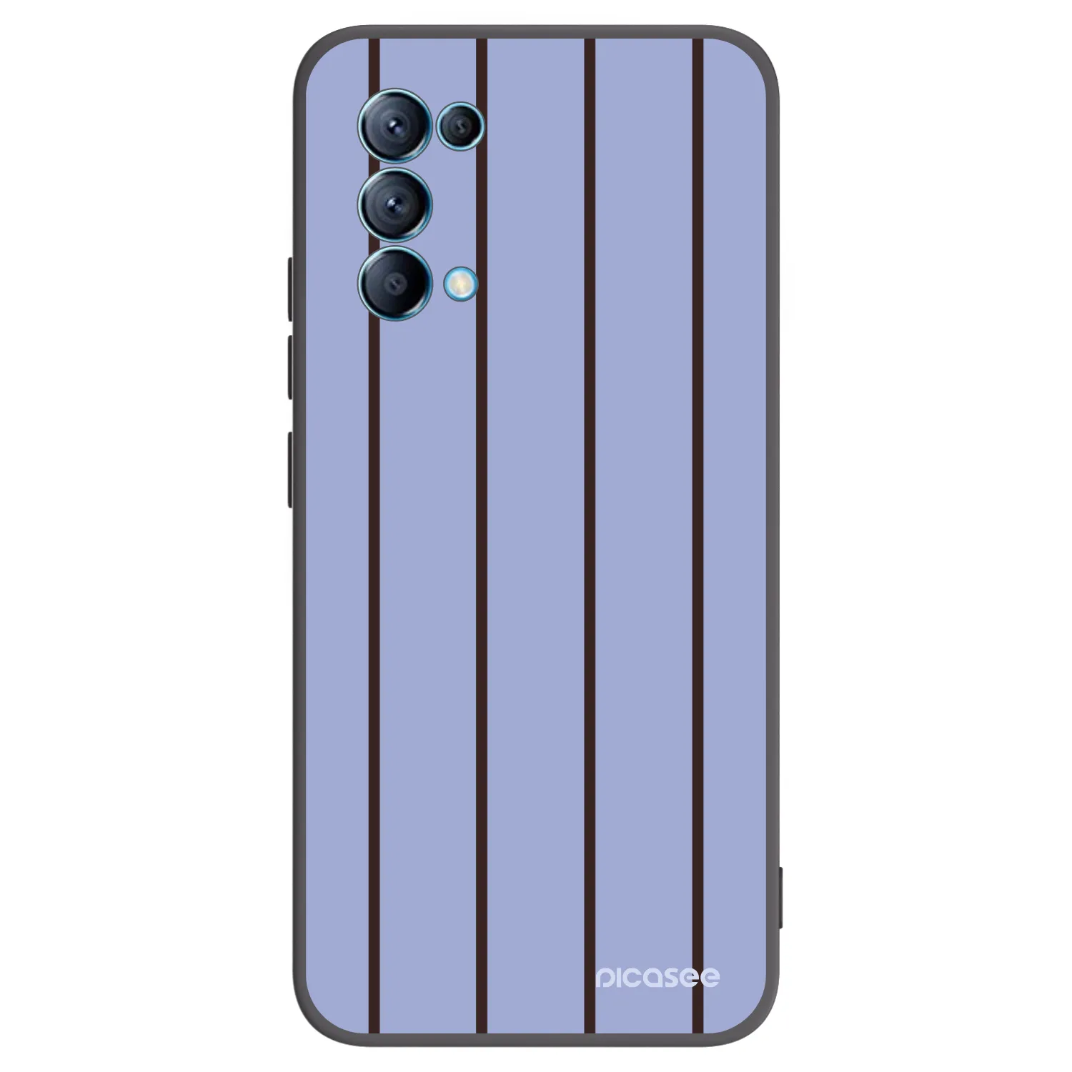 Picasee silikonový černý obal pro OPPO A16s - Poolside member